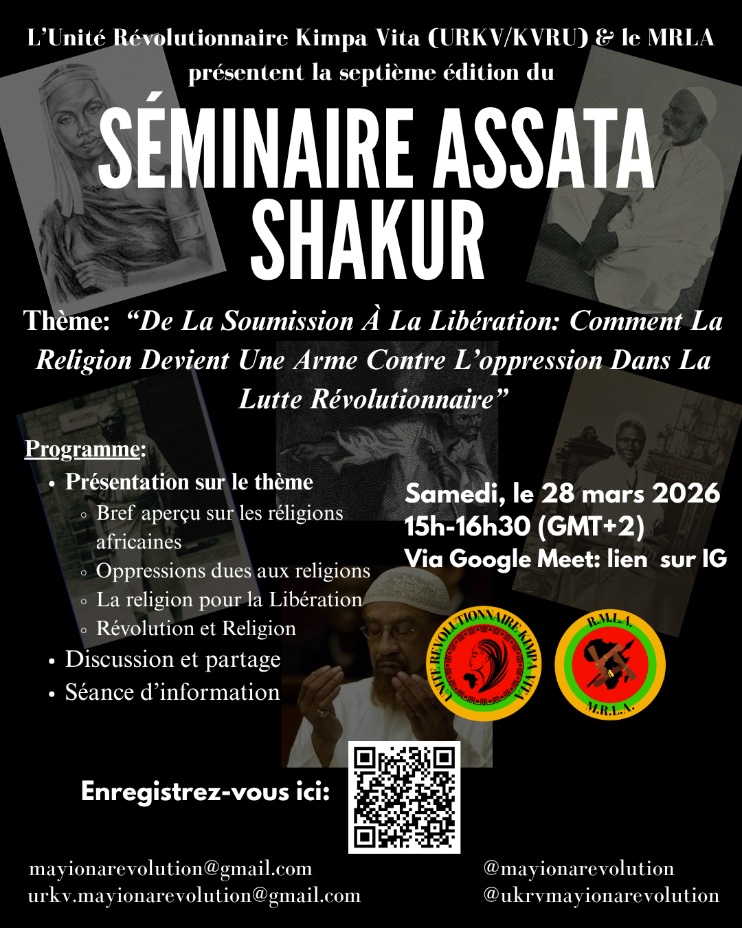 7e édition du Séminaire Assata Shakur