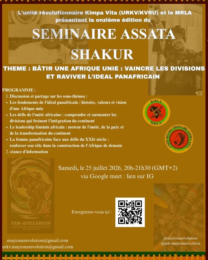 11e édition du Séminaire Assata Shakur