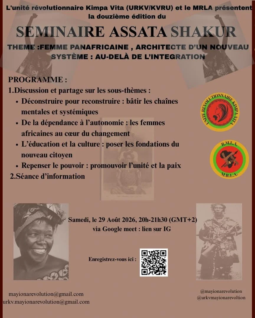 12e édition du Séminaire Assata Shakur