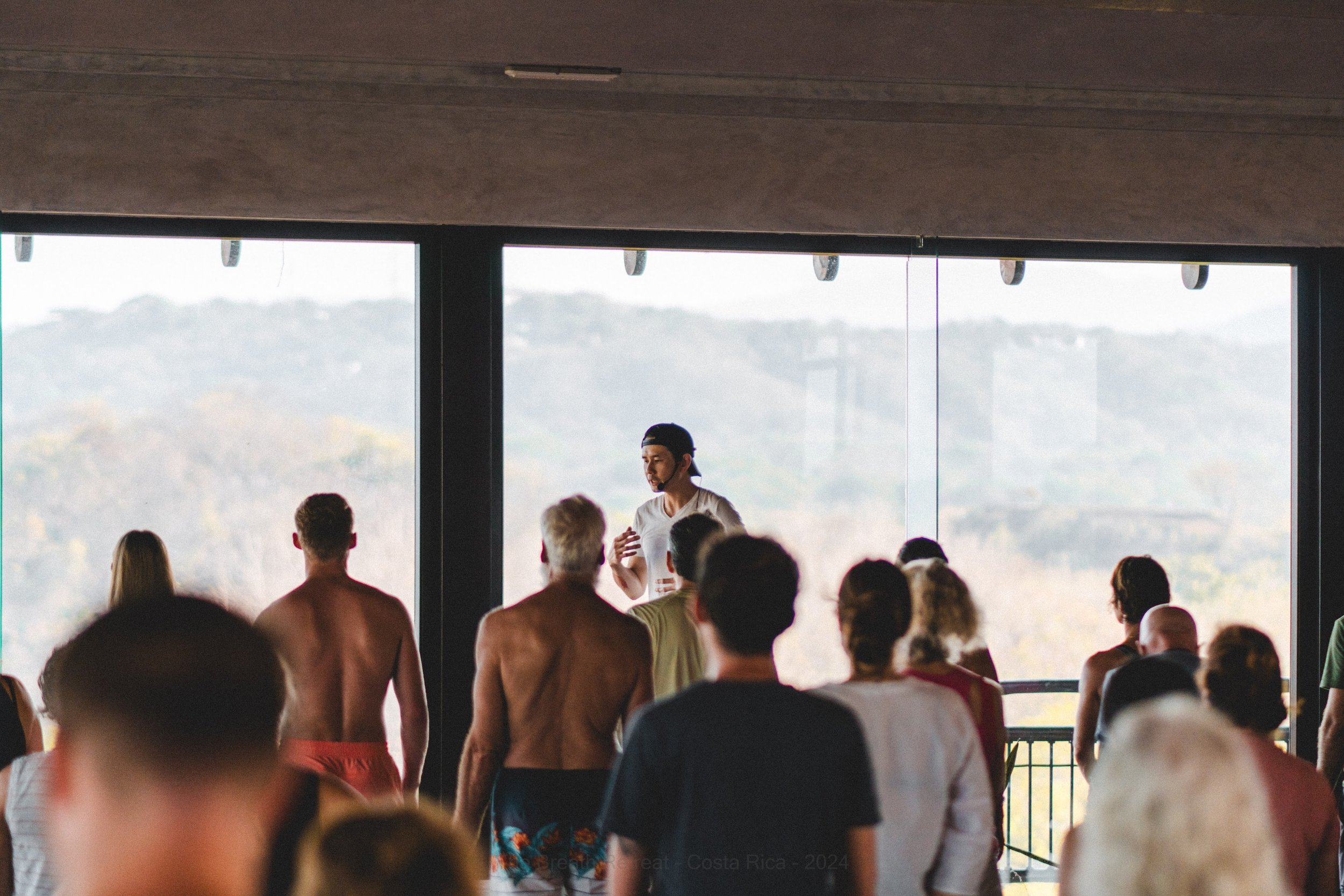 Guiding at the James Nestor Breath Retreat 2024