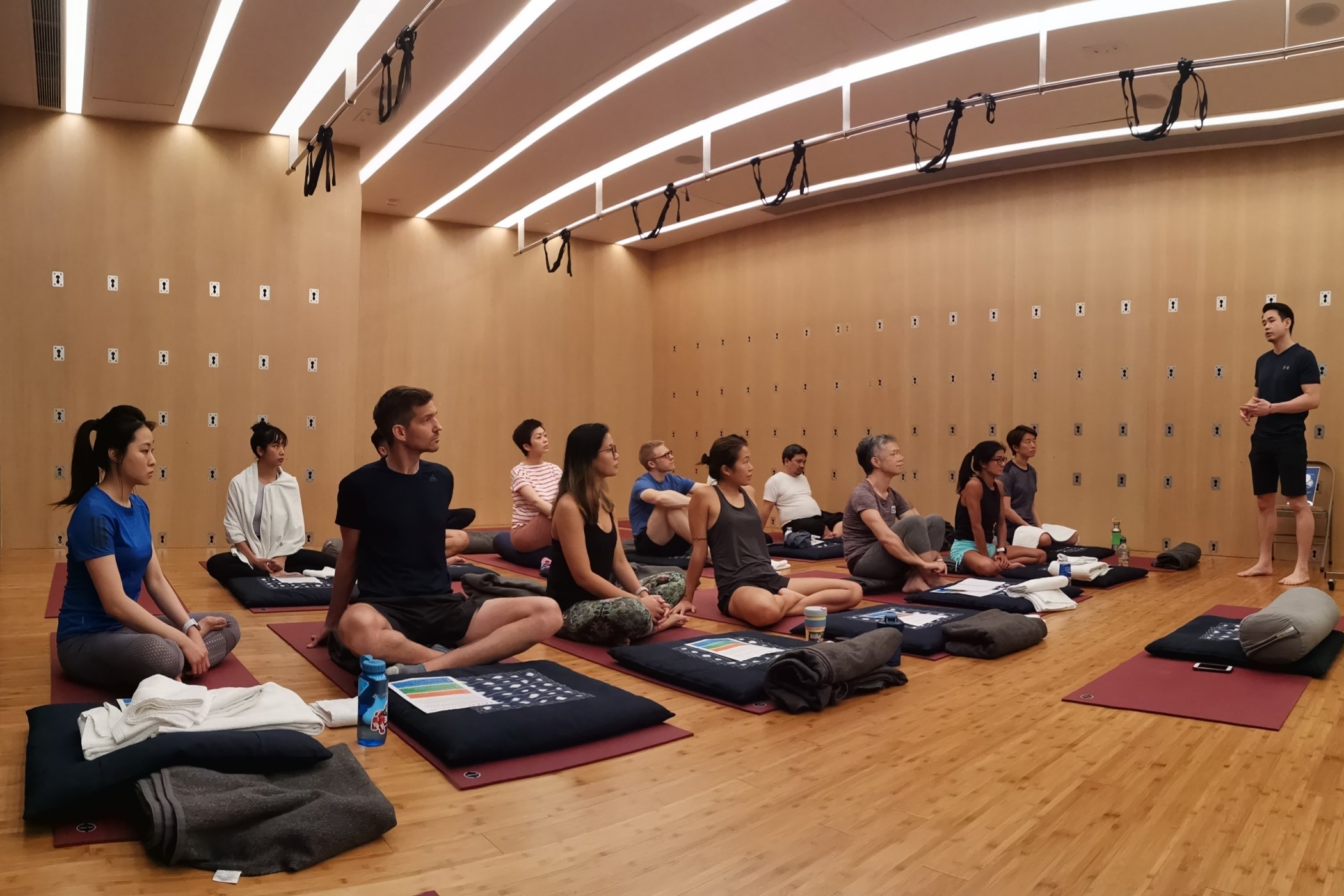 Brian teaching breathwork intensives at PURE Yoga in Hong Kong 2018
