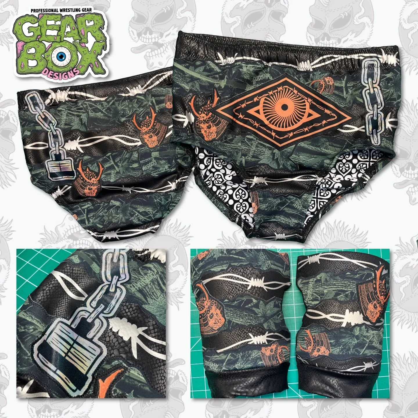 New gear for @brodyxking !!!
#gearboxdesigns #aew #aewrevolution #sewing