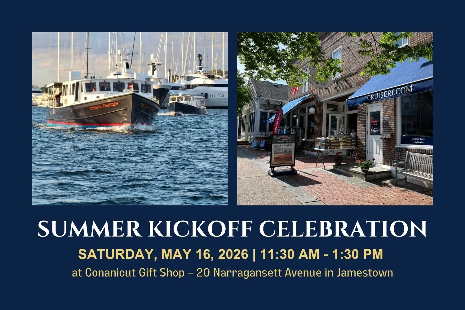 Summer Kickoff Celebration at Conanicut Gift Shop
