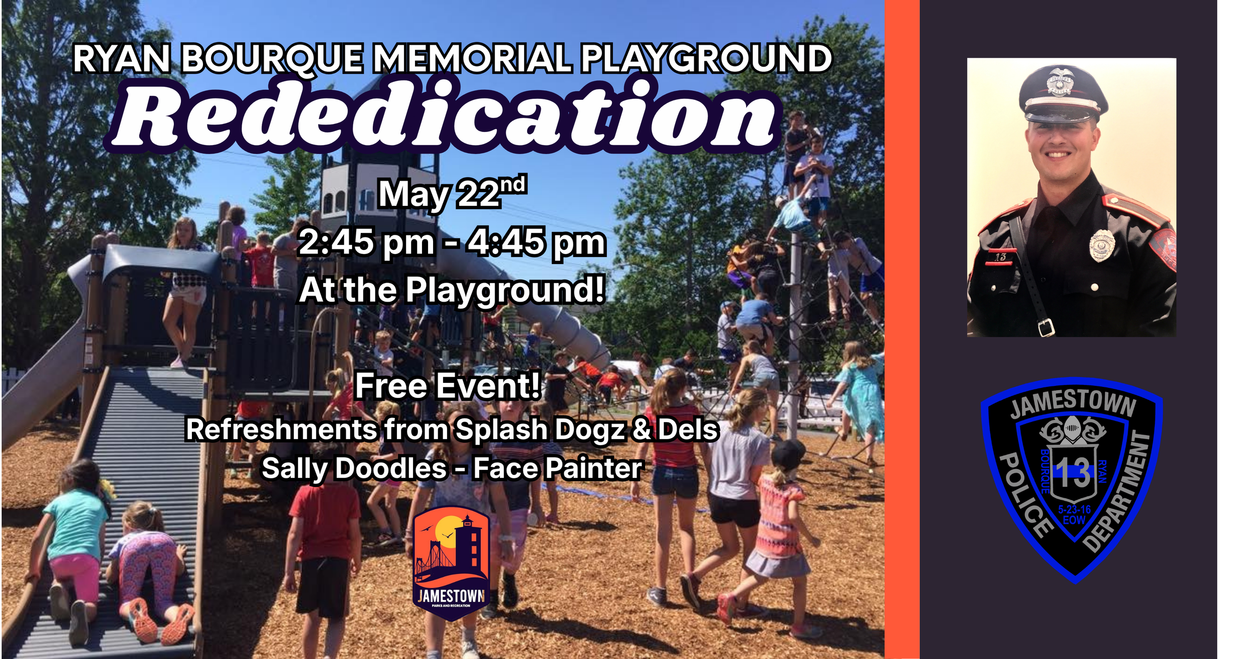 Ryan Bourque Memorial Playground Rededication 
