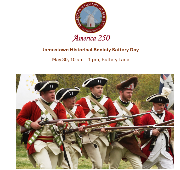 Jamestown Historical Society Battery Day