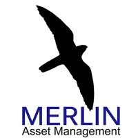 Merlin Asset Management logo with a flying bird above the company name