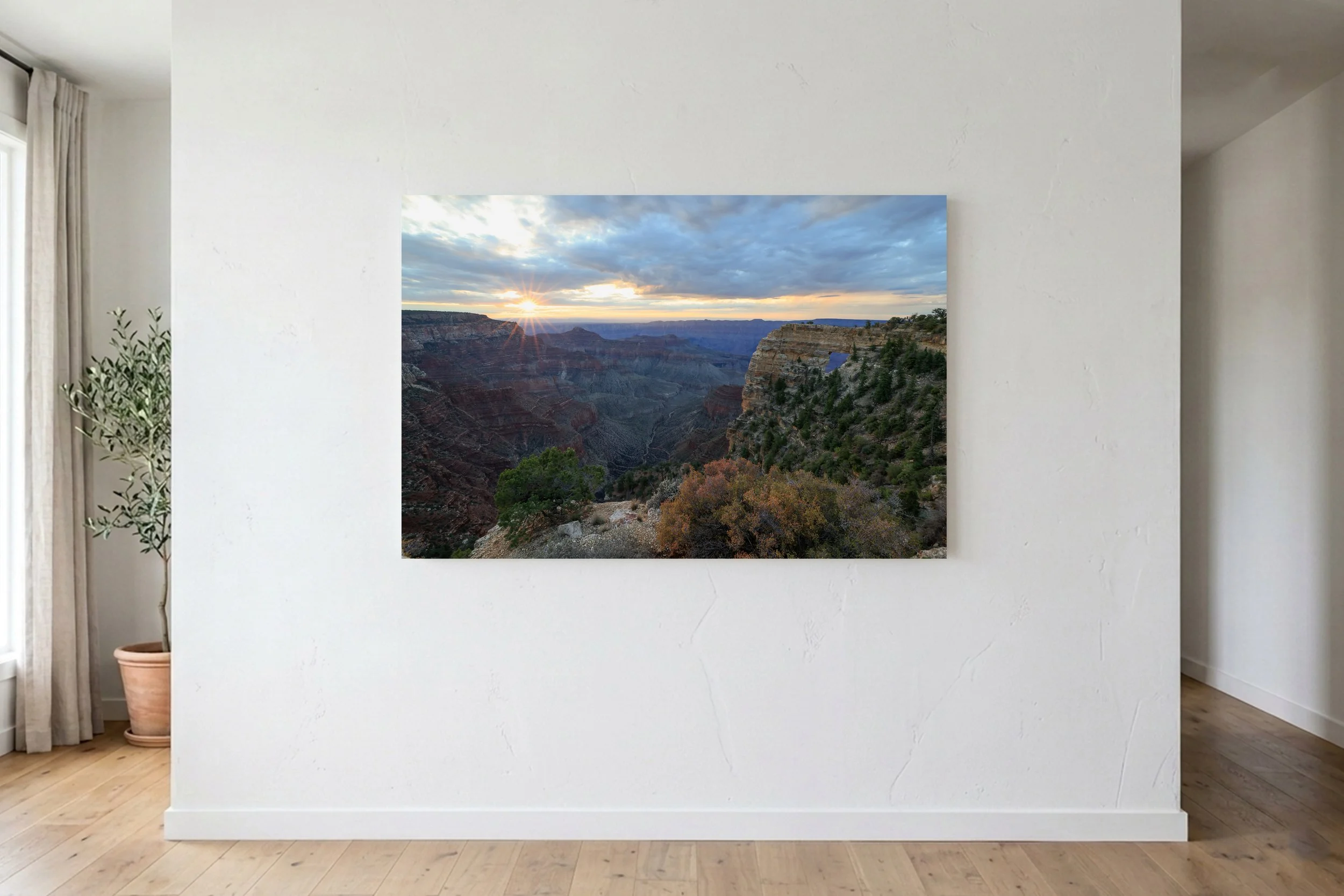 Grand Canyon North Rim On Wall.jpg