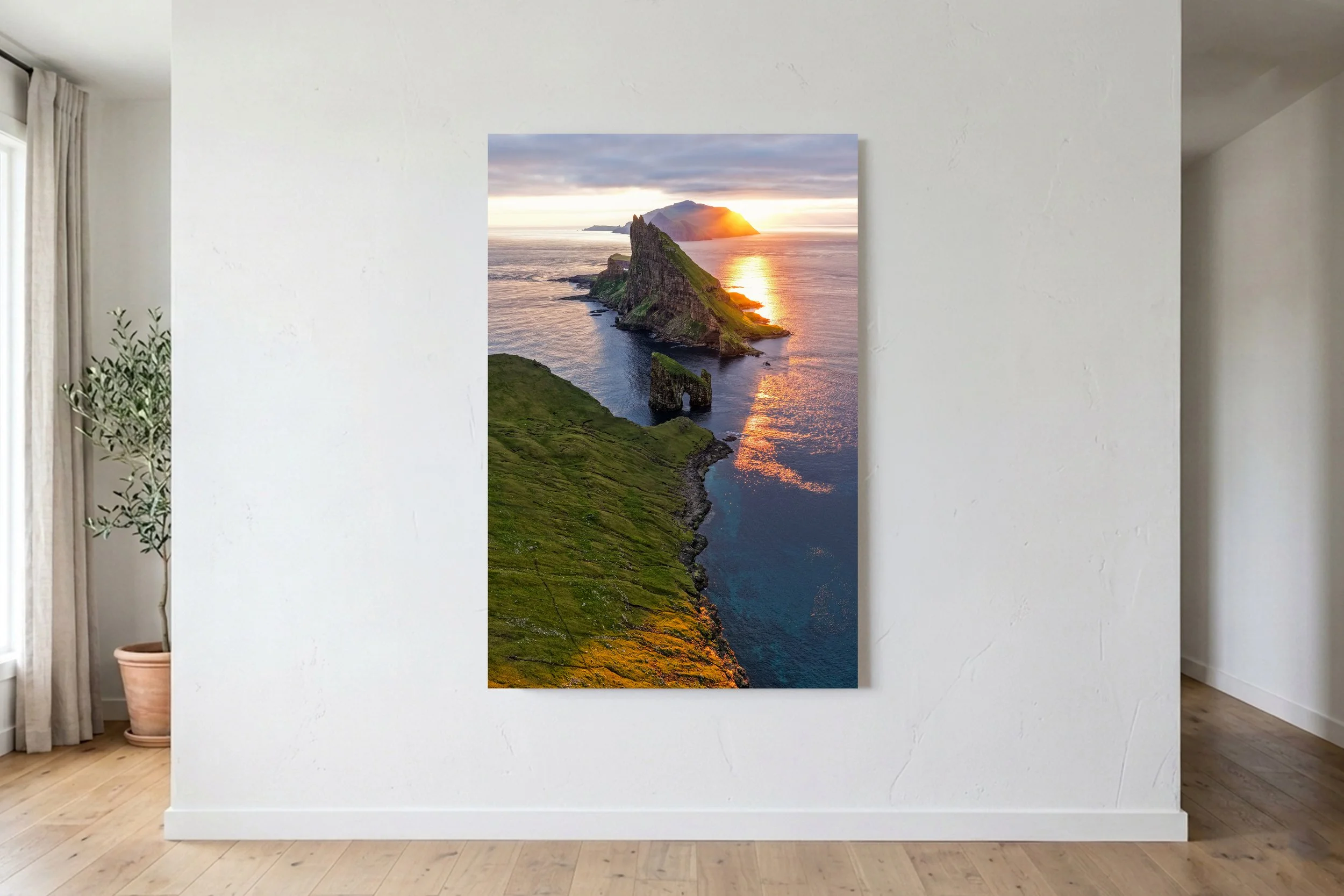 Sea Arch Sunset Portrait