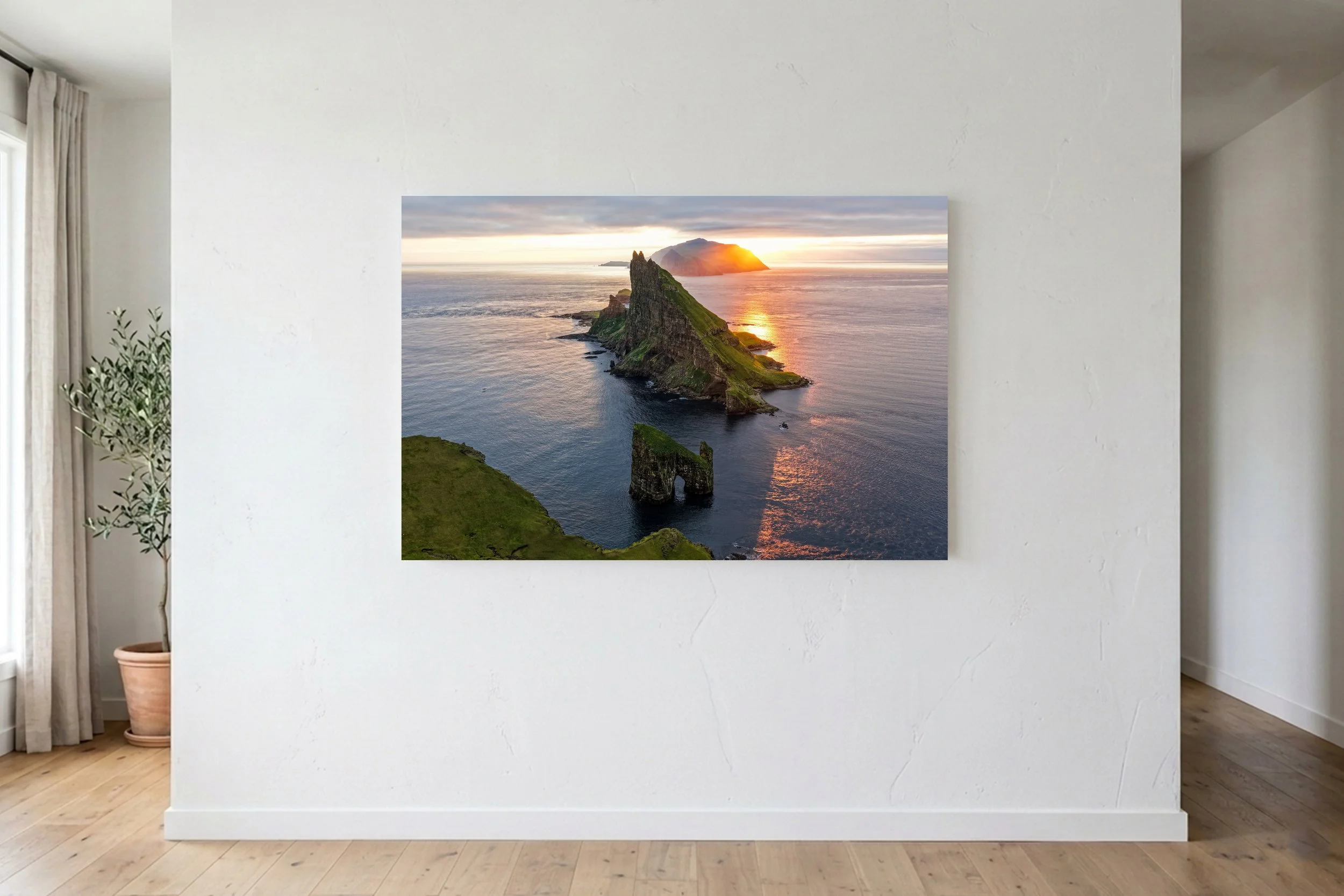Sea Arch Sunset On Wall.jpg