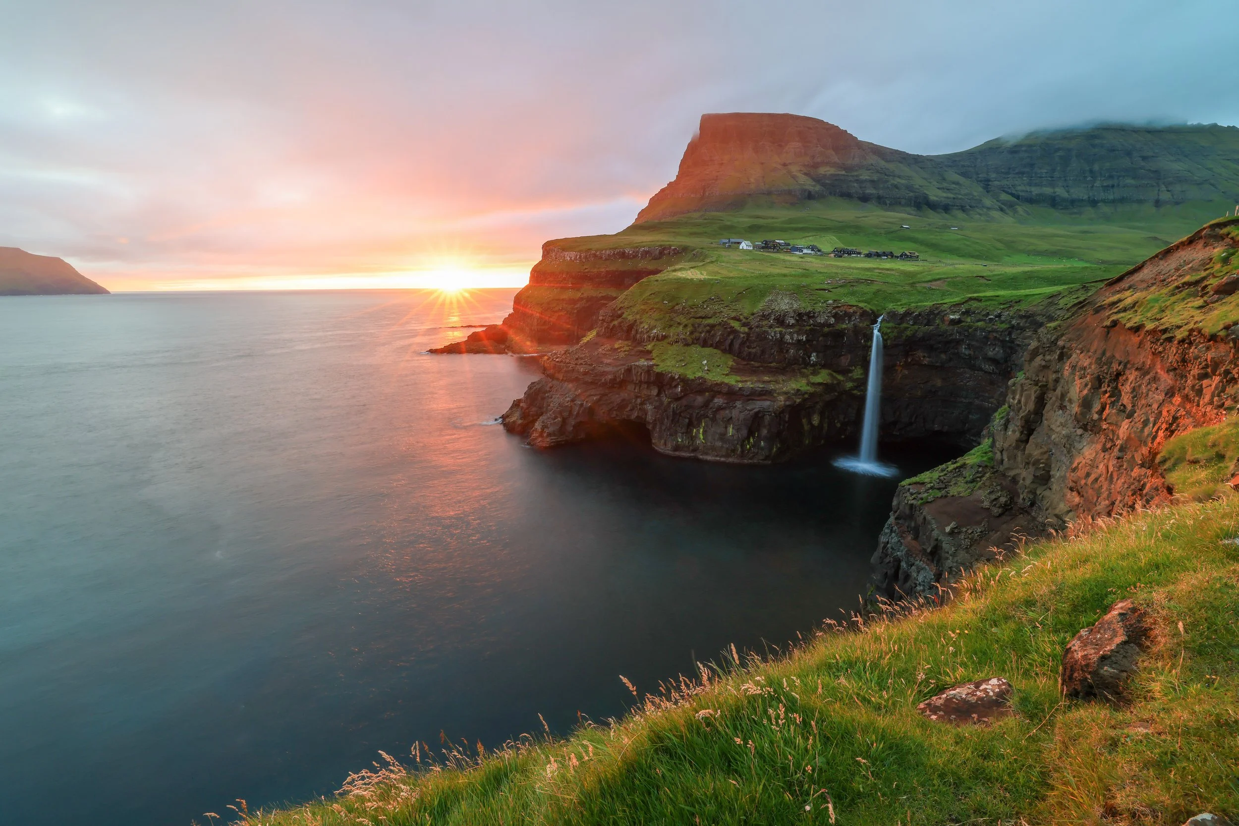 Mulafossur Sunset