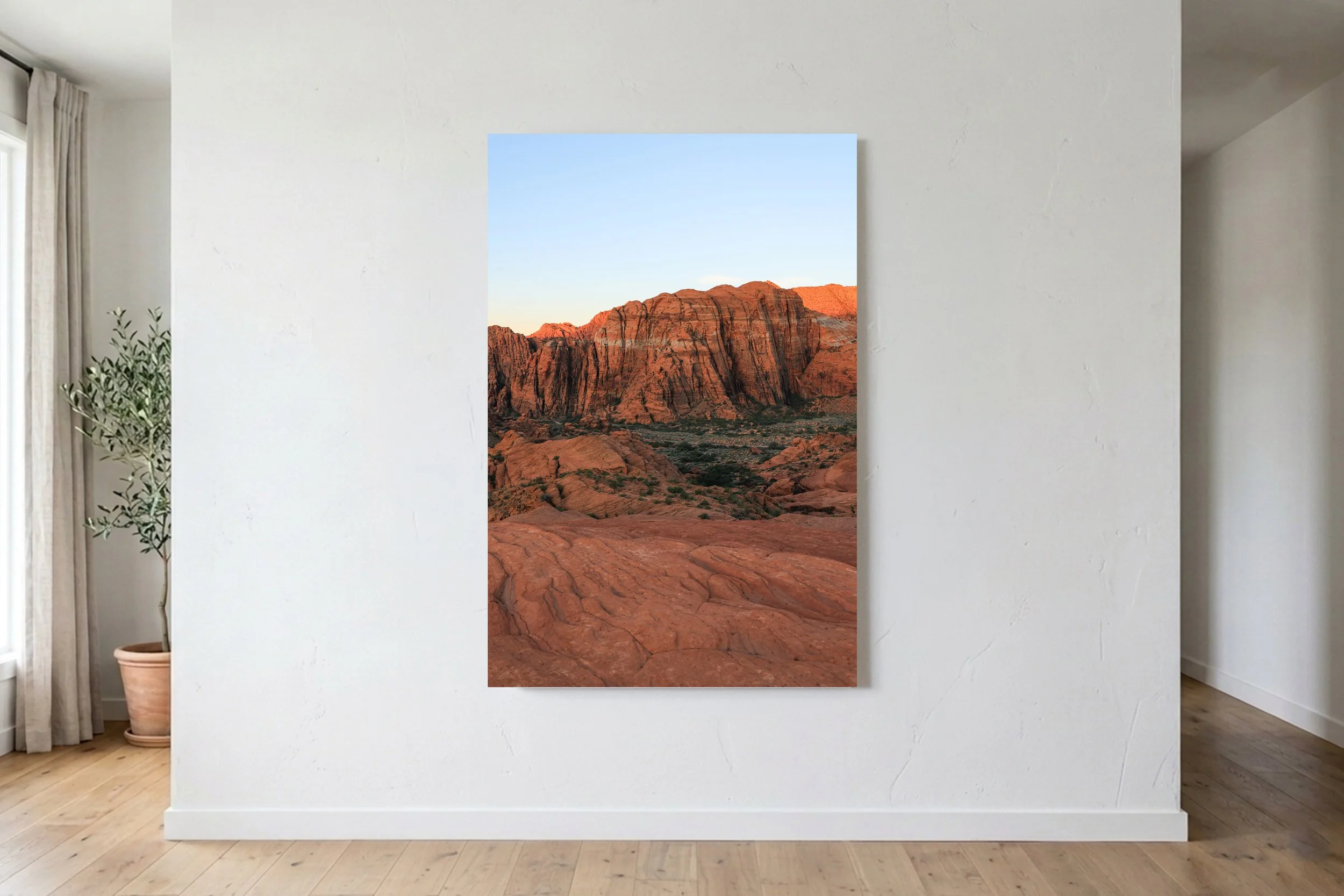 Snow Canyon Portrait On Wall