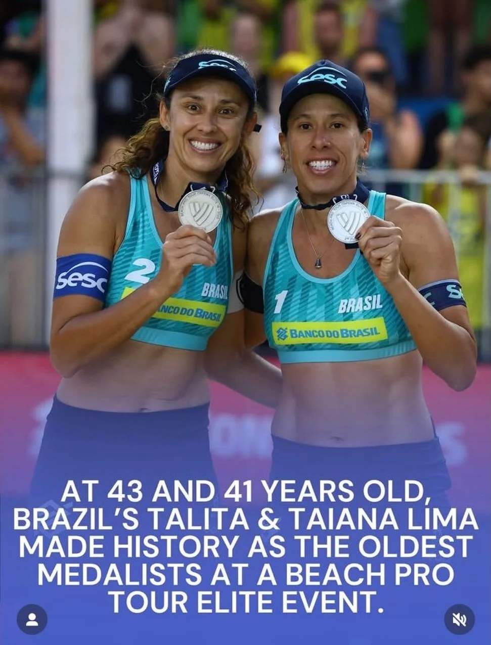 Congratulations to Talita and Taiana on making history as the oldest medalists at a Beach Pro Tour Elite event &mdash; what an incredible achievement and inspiration! 🏐🔥 We&rsquo;re proud to have Talita as our partner and can&rsquo;t wait to have h