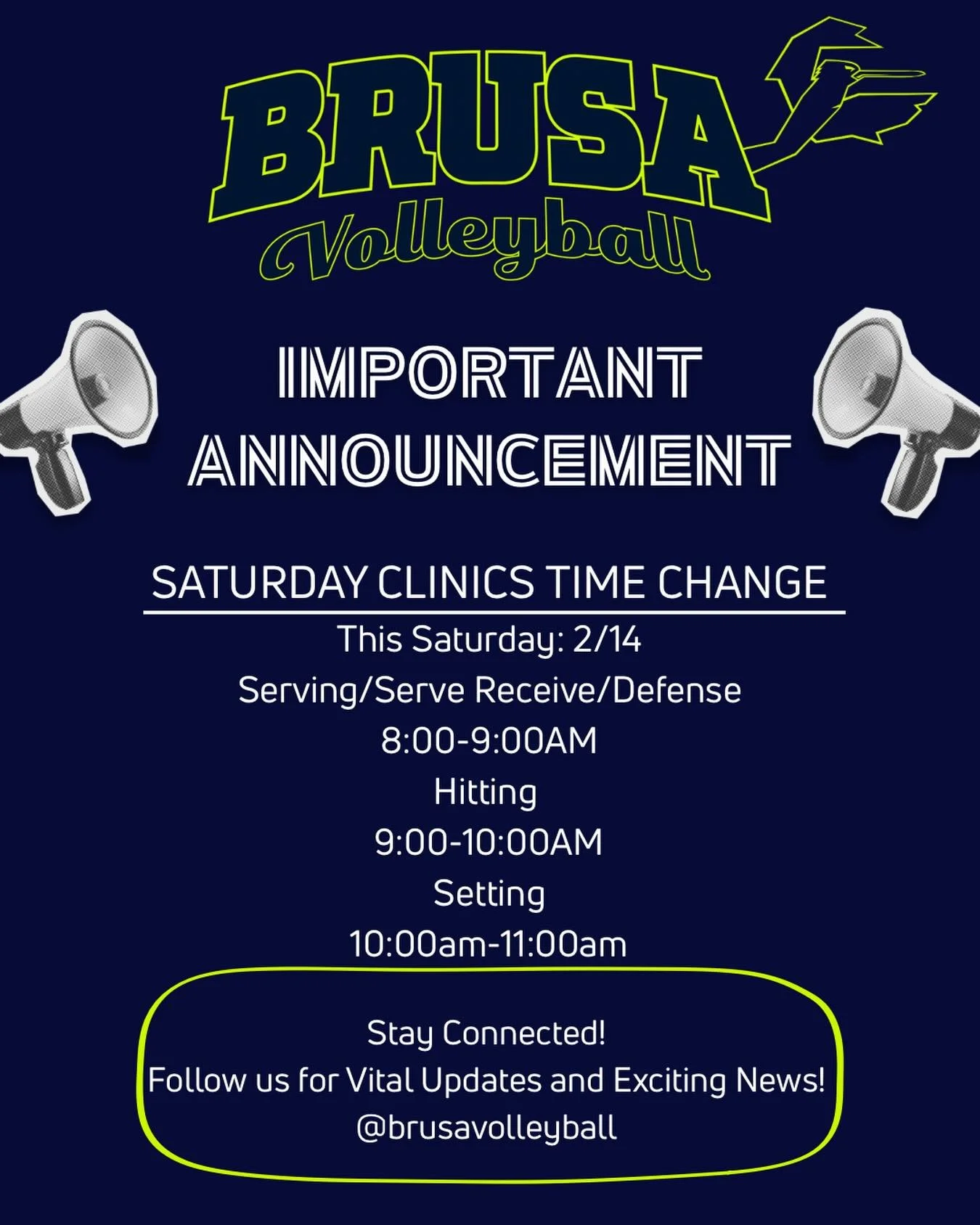 🚨 Time Update for this week Saturday Classes 🚨