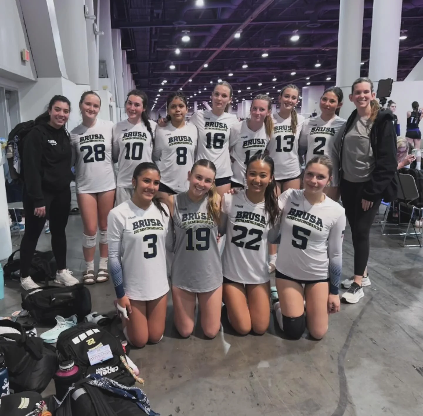 15 Courtney is still on the hunt in Vegas as they go into the GOLD BRACKET for final day of play 👏👏

They went 3-0 today and keep pushing towards a bid and medal! 
Good Luck girls and coaches 🍀
