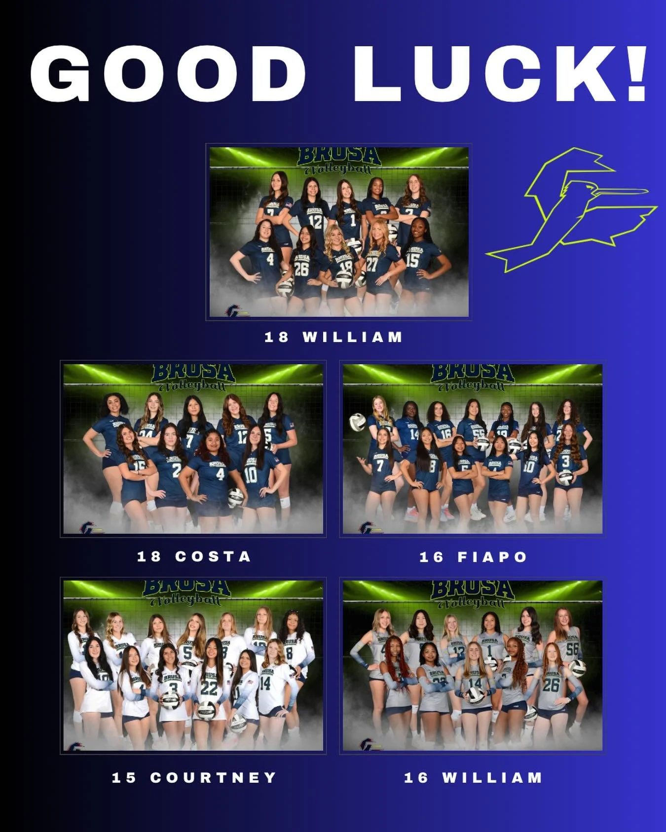 GOOD LUCK to all of our teams competing in the GOLD bracket today! 💪