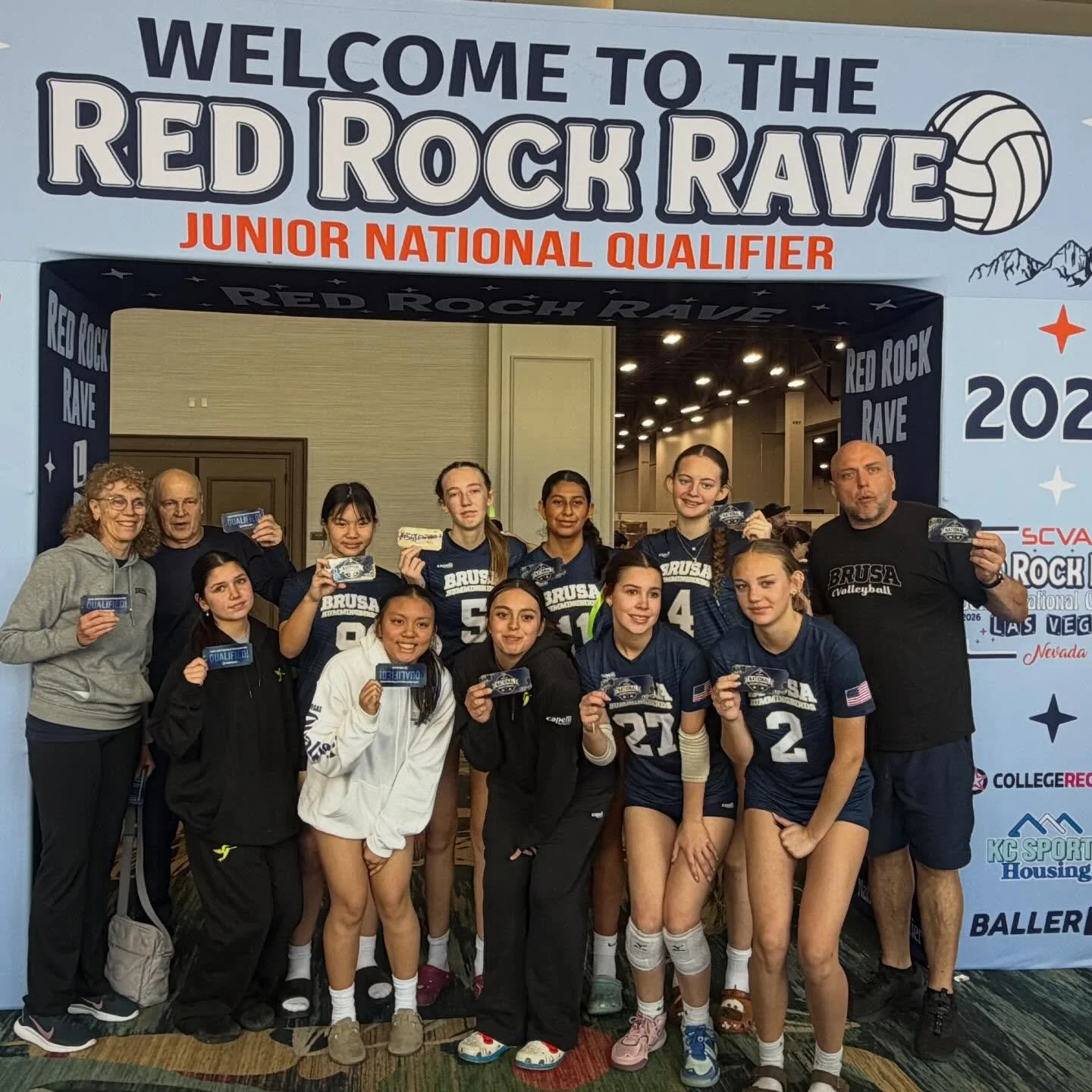 Congratulations to 14 Mauro for earning a USA BID to Nationals at the Red Rock Rave Qualifier!

This group made the tough BUT exciting decision to take their talents to AAU Nationals in Florida instead of accepting their bid to USAV Nationals 🌴

We&