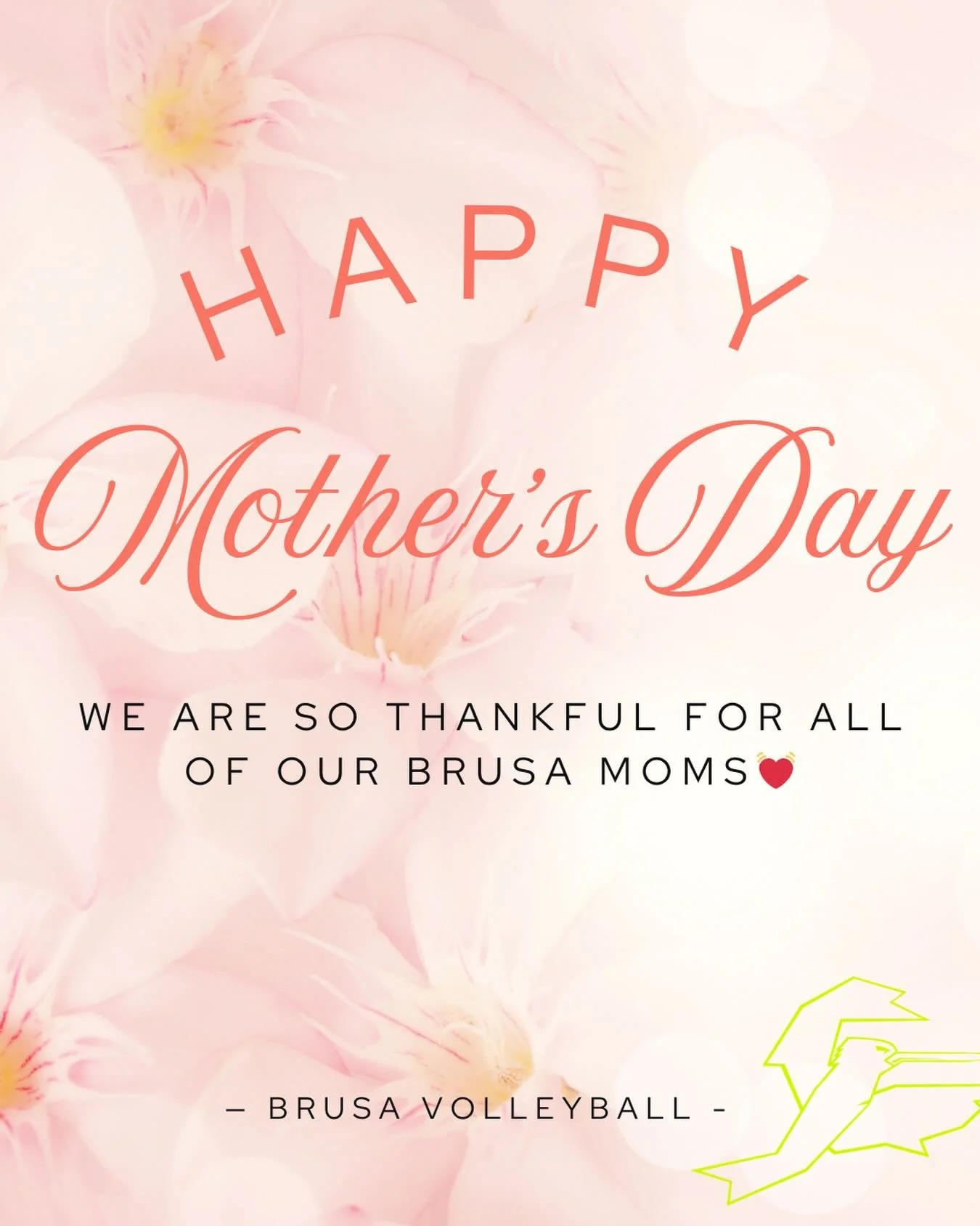 Happy Mother&rsquo;s Day to all of the incredible moms in the Brusa family 💐

Thank you for every early morning, every long tournament day, every sideline cheer, and every moment of support along the way. 
Your love, strength, and dedication never g