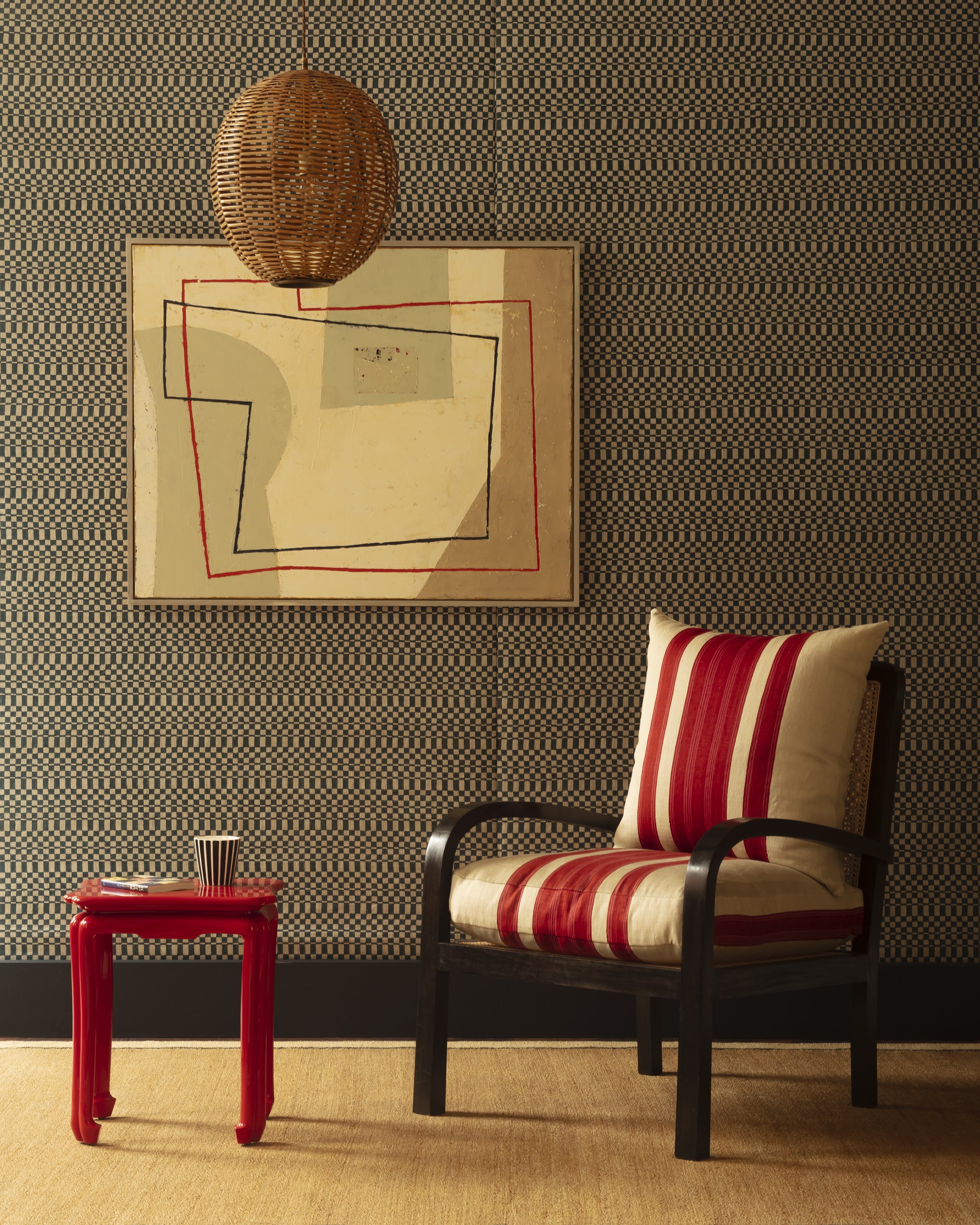 OPTICALITY COLLECTION_TILT INDIGO WALLING_PLAIN WITH BORDER HEMP RUG_LIFESTYLE_PHOTO_OSKAR PROCTOR_PROPS_HOWE_8 HOLLAND STREET_FIONA MCDONALD_LACQURE COMPANY_PR RES.jpg