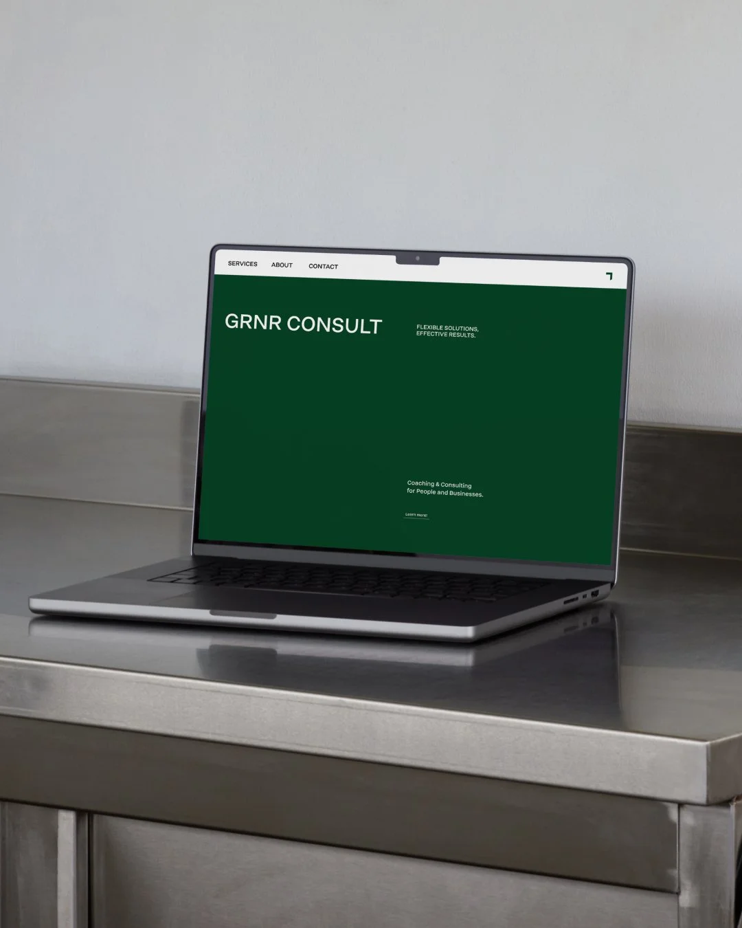 Branding Business Consulting, Webseiten Landingpage
