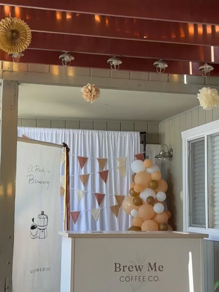 Baby brewing&hellip; and so is the coffee 🤎 
.
.
.
.
.
.
#coffeecart #brewmecoffee #coffee #babyshower #mobilecoffee #espresso #bayarea #monterey #latte #matcha