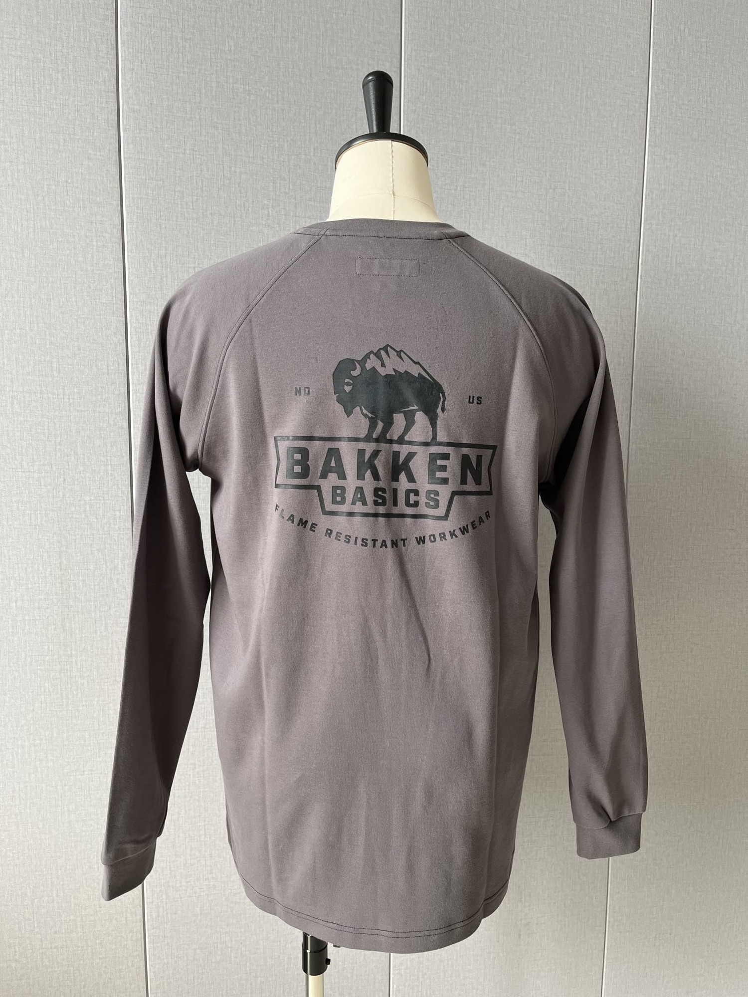 Bakken Basics black NFPA 2112 Cat 2 flame-resistant long-sleeve shirt