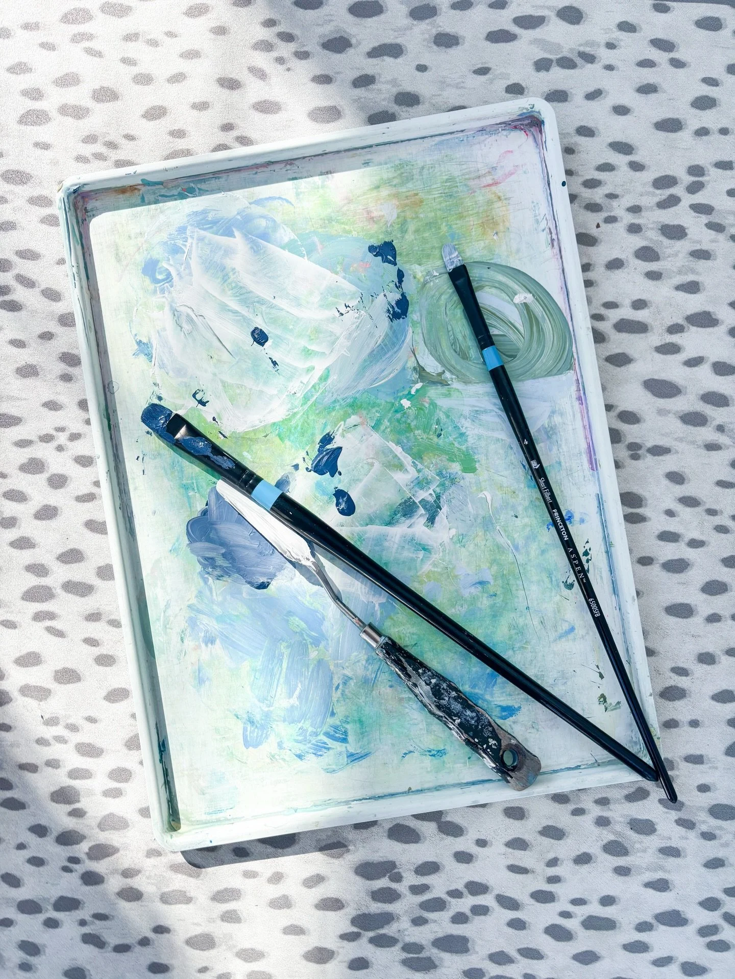 A well-loved palette