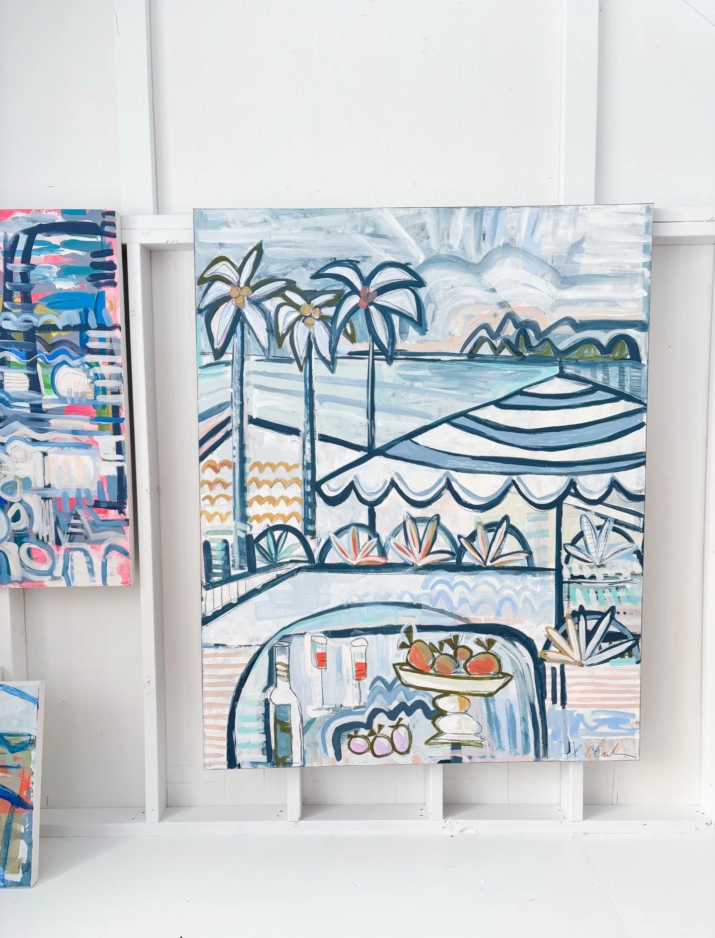 &ldquo;Beach Bellinis&rdquo; // 60x48
One of six new paintings now available @greggirbygallery