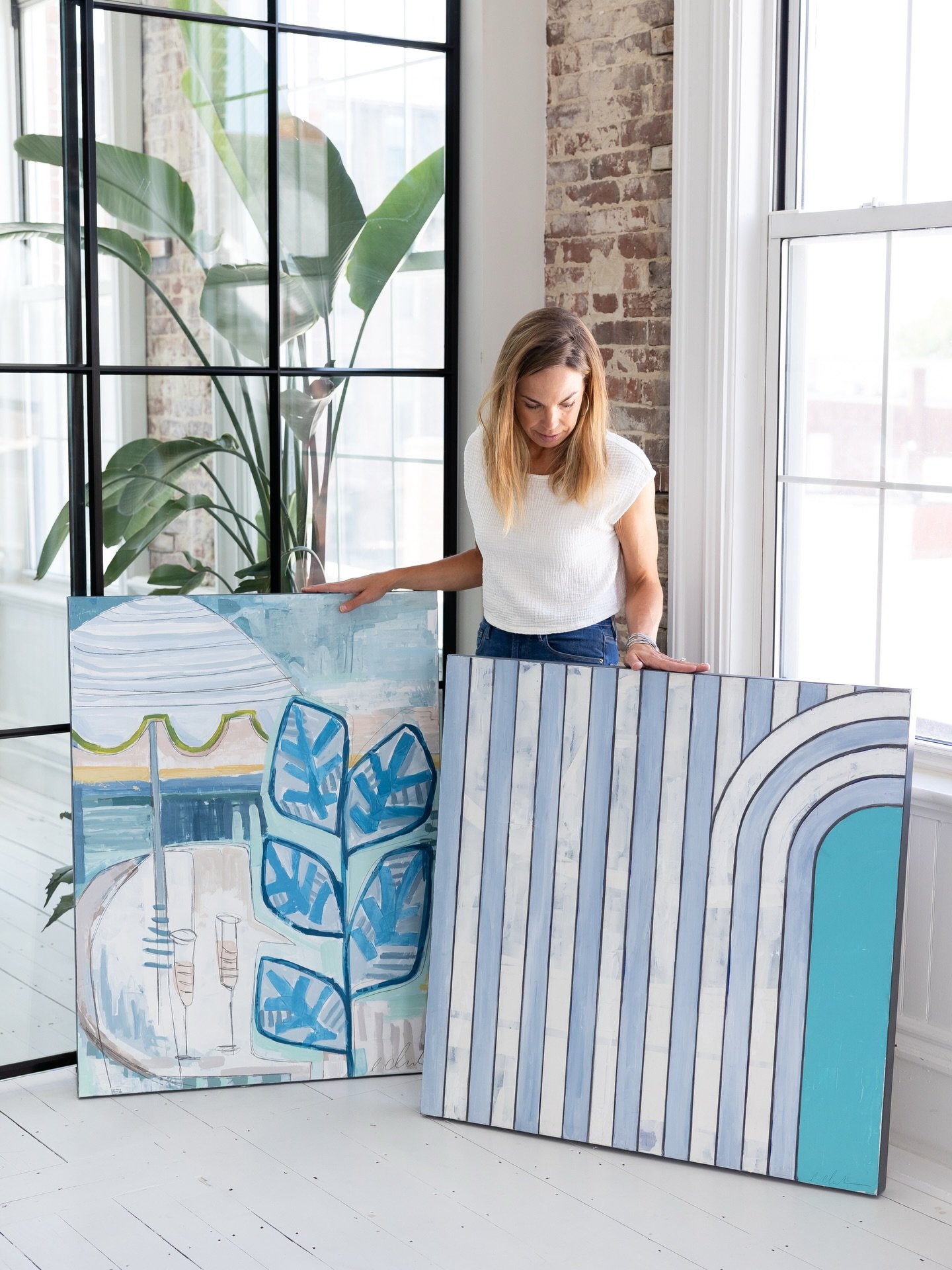 Same inspiration, two different directions. Which one would you design a room around?