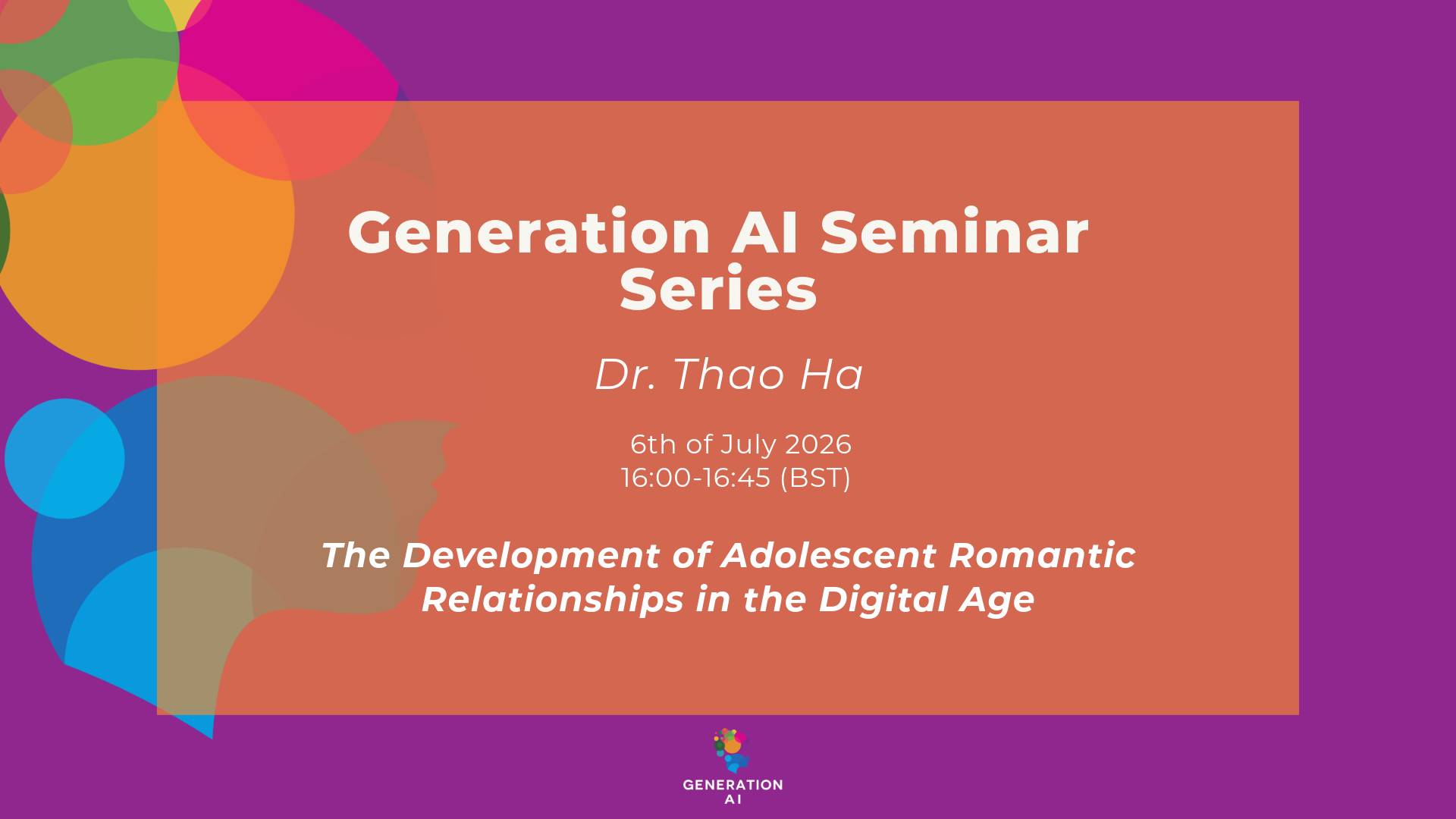 Critical Perspectives Webinar Series - The Development of Adolescent Romantic Relationships in the Digital Age&nbsp;