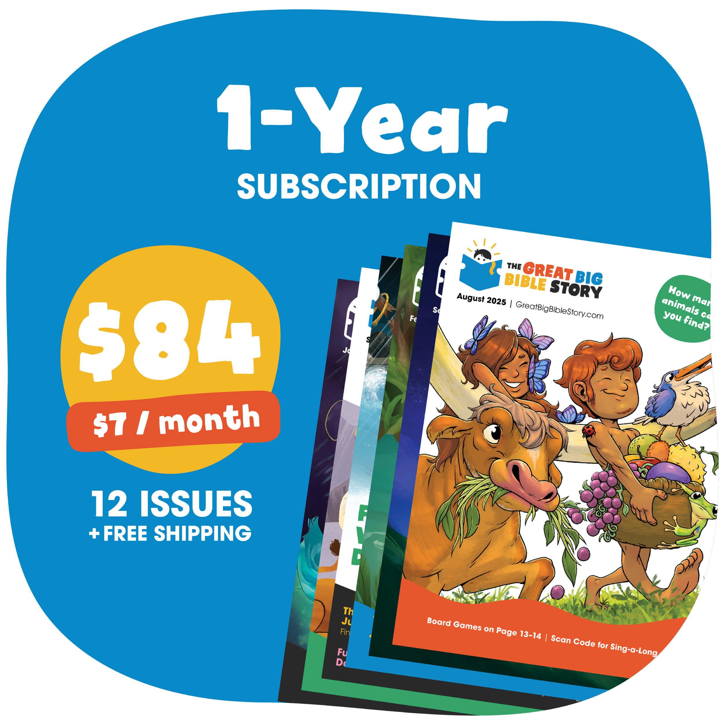 The Great Big Bible Story Magazine — 1-year Subscription