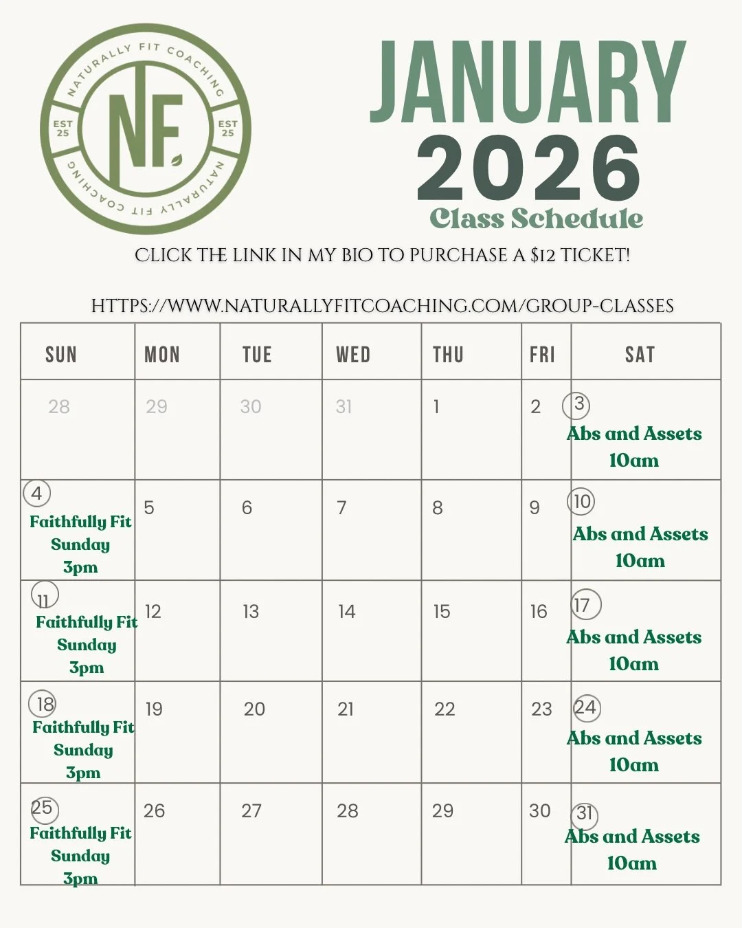 Your weekend reset starts here. 💖 all throughout January, I&rsquo;ll be continuing my weekend classes! 
New classes are posted and I&rsquo;d love to see you there! Whether you&rsquo;re building strength, confidence, or both &mdash; I&rsquo;ve got a 