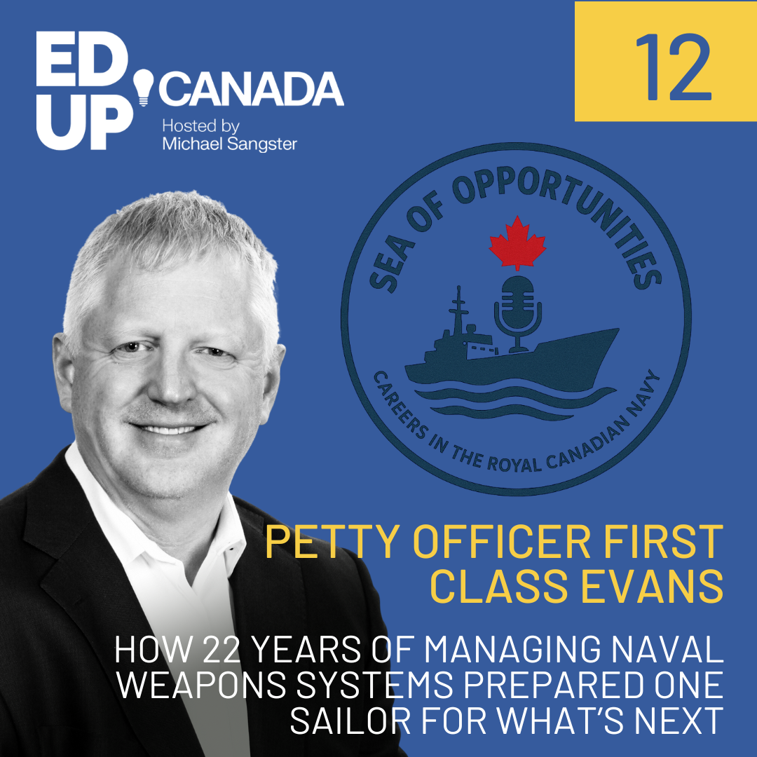 Sea of Opportunities - Episode 12 How 22 Years OF Managing Naval Weapons Systems Prepared One Sailor for What's Next with Petty Officer First Class Evans