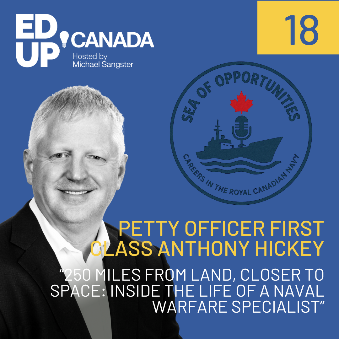 Sea of Opportunities - Episode 18 "250 Miles From Land, Closer to Space: Inside the Life of a Naval Warfare Specialist" with Petty Officer First Class Anthony Hickey