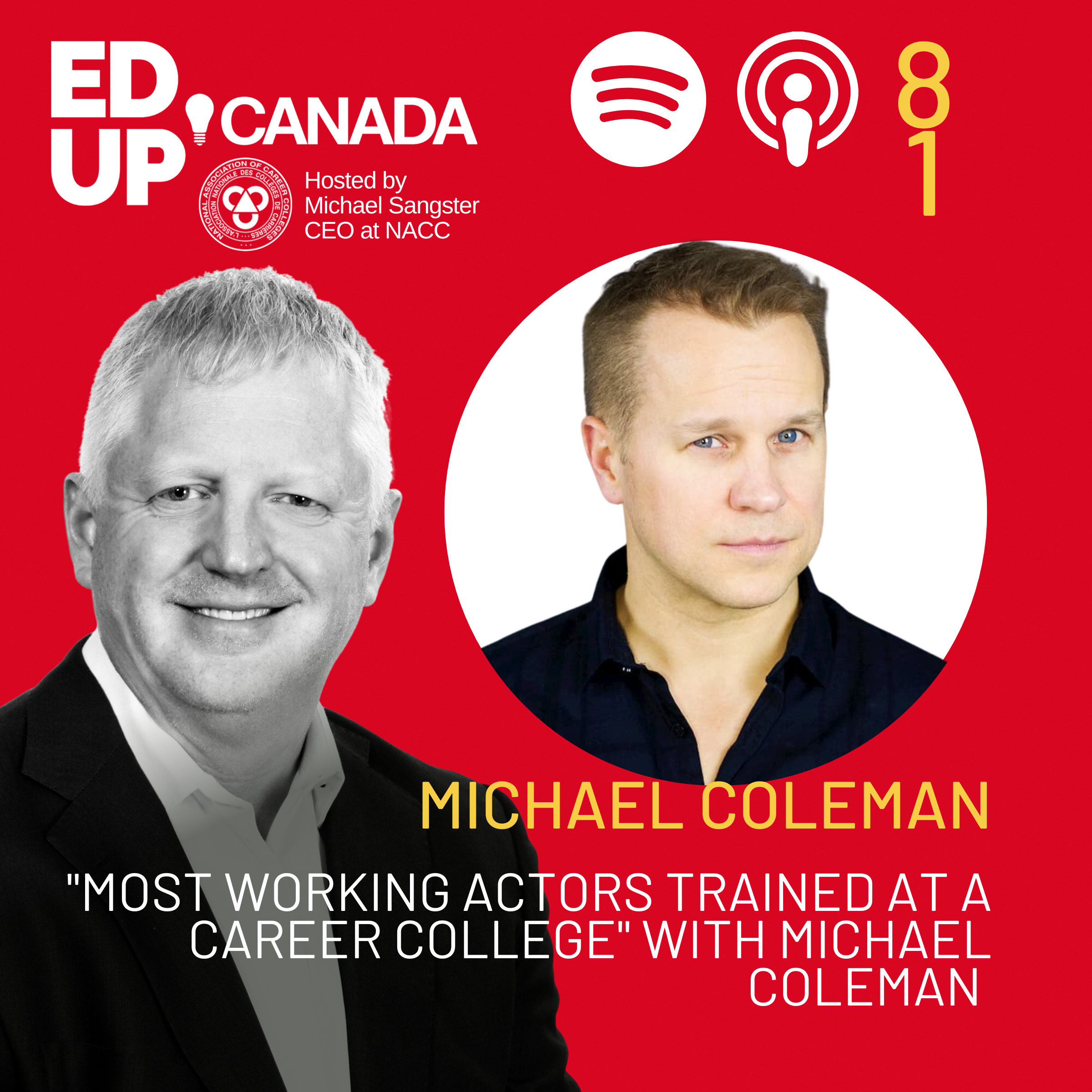Episode #81: "Most Working Actors Trained at a Career College" with Michael Coleman