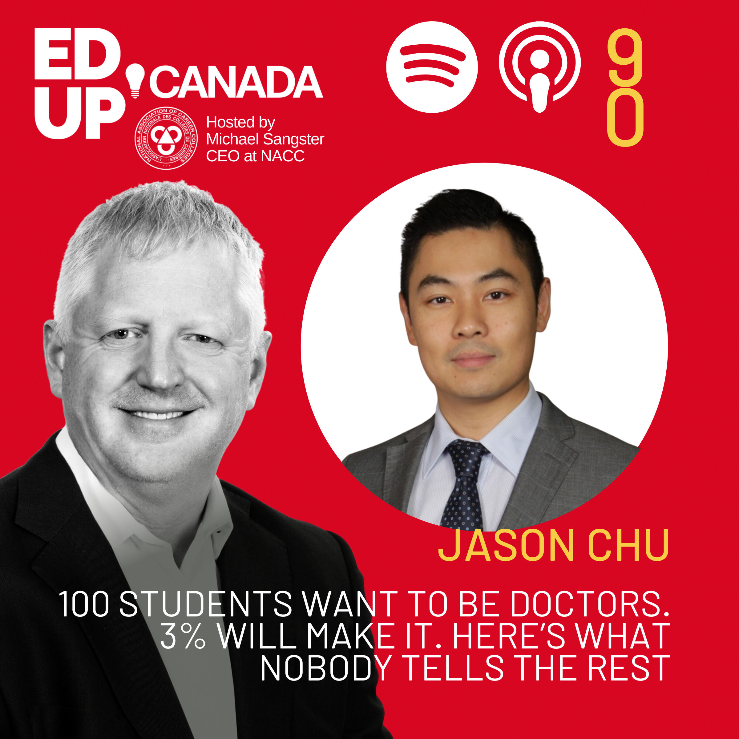 Episode #90: 100 Students Want to Be Doctors. 3% Will Make It. Here's What Nobody Tells the Rest with Jason Chu