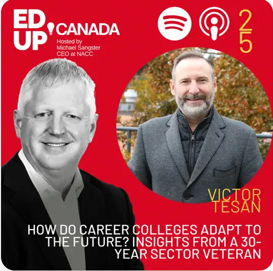 Episode #25: How do Career Colleges Adapt to the Future? Insights from a 30-year Sector Veteran: Victor Tesan
