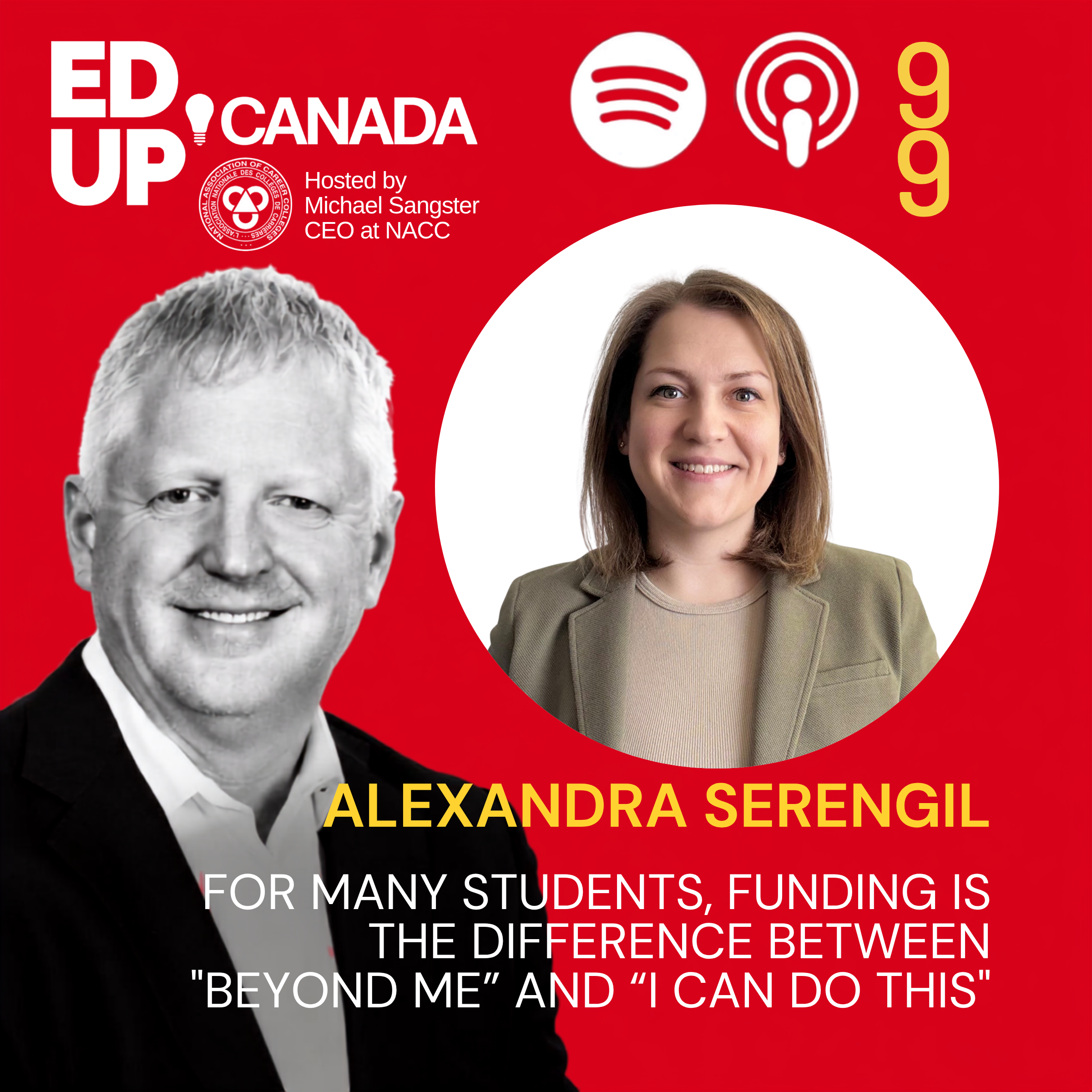 For Many Students, Funding Is the Difference Between "Beyond Me" and "I Can Do This" with Alexandra Serengil of GUS Canada Colleges and OIHI