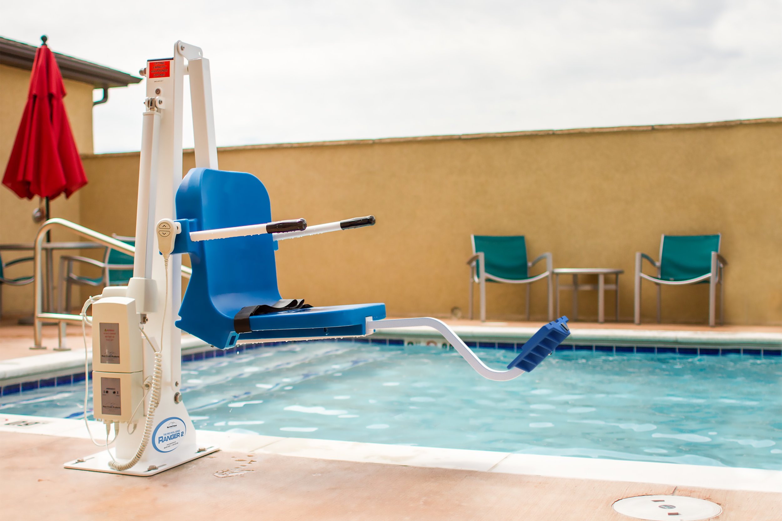 Ranger 2 pool lift, butler mobility, accessibility