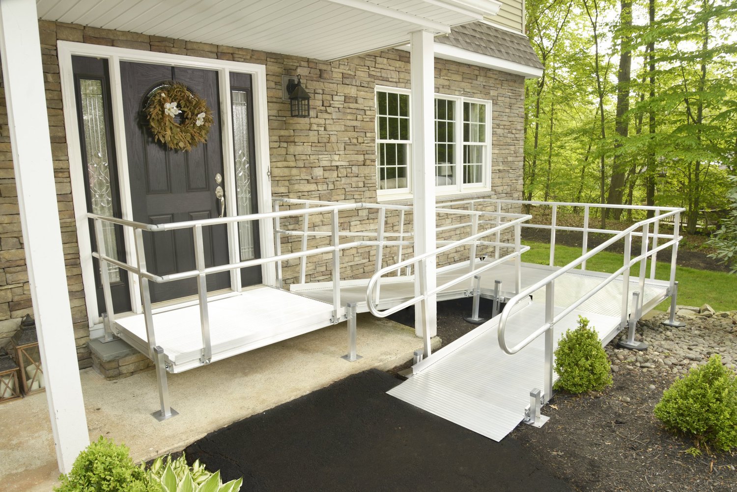 External Lift Ramp Switchback Ramp — Butler Mobility Products - Lifts That Last