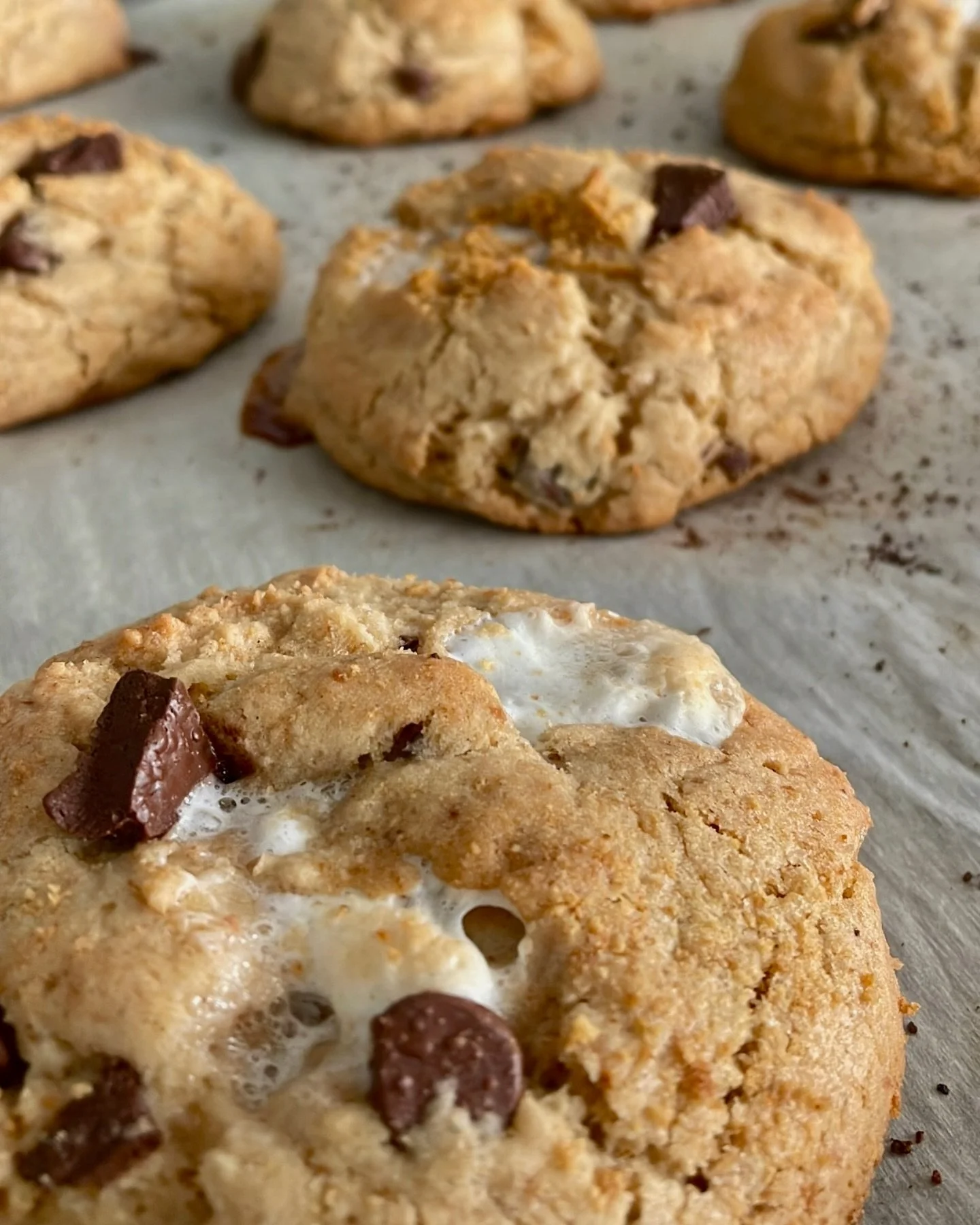 We&rsquo;re rolling up to the July 4th cookout with our giant S&rsquo;mores Cookies😏. What are you bringing to the bbq?

Order now for Thursday pickup!👀

#amishbakery #cottagefoodbaker #locallymade #bakedgoods #madefromscratch #baker #foodporn #sho