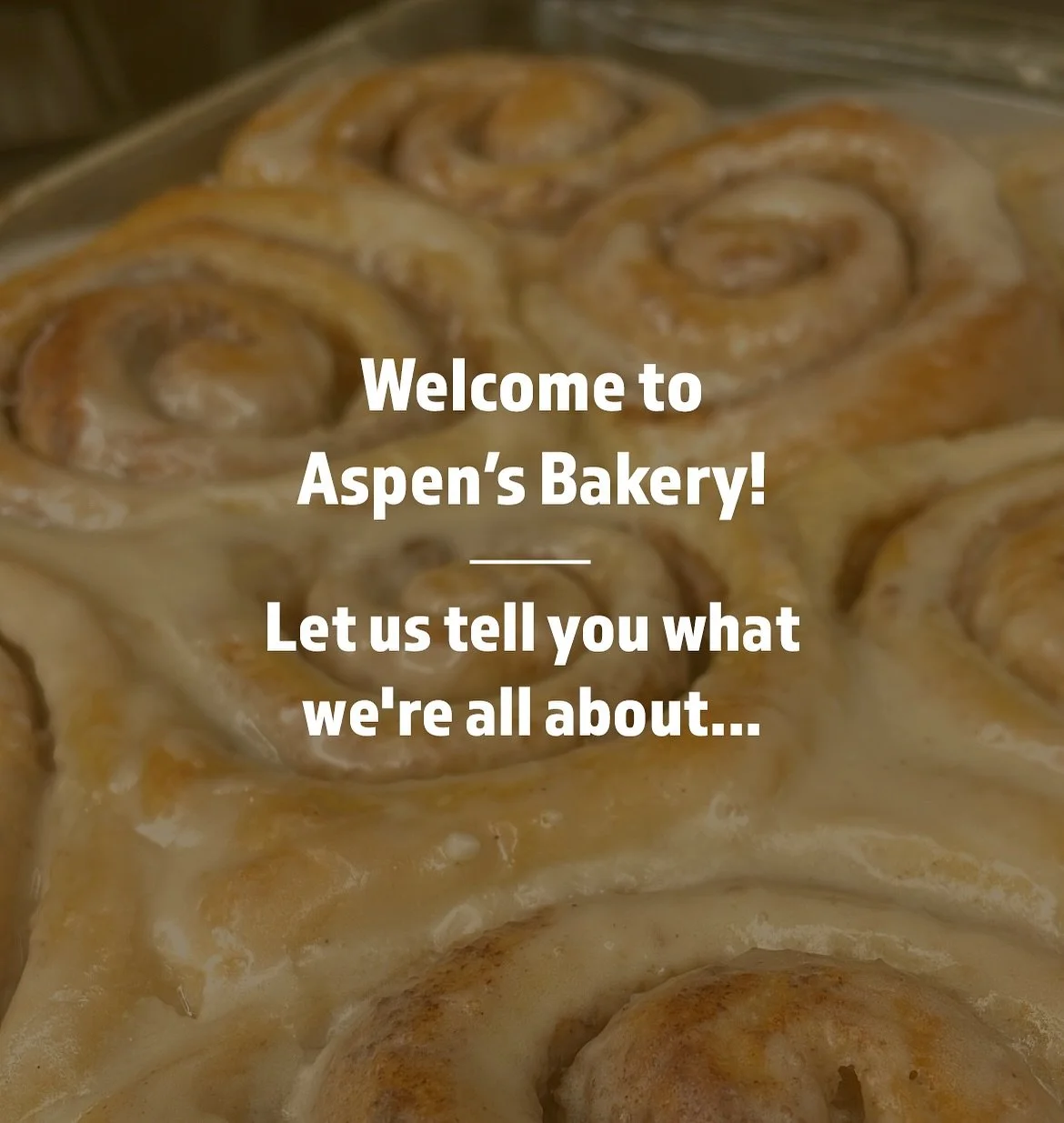 Hi! Welcome to Aspen&rsquo;s Bakery 🍪
Here&rsquo;s what we stand for (besides cookies), and how we bake with intention.

1. We never use artificial dyes or flavors. 
2. We are seed oil free! (With the exception of our Whoopie Pies - because when a r