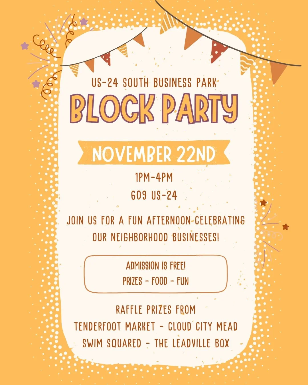 Swipe to see all the fun we&rsquo;ll be having by at Tenderfoot tomorrow!