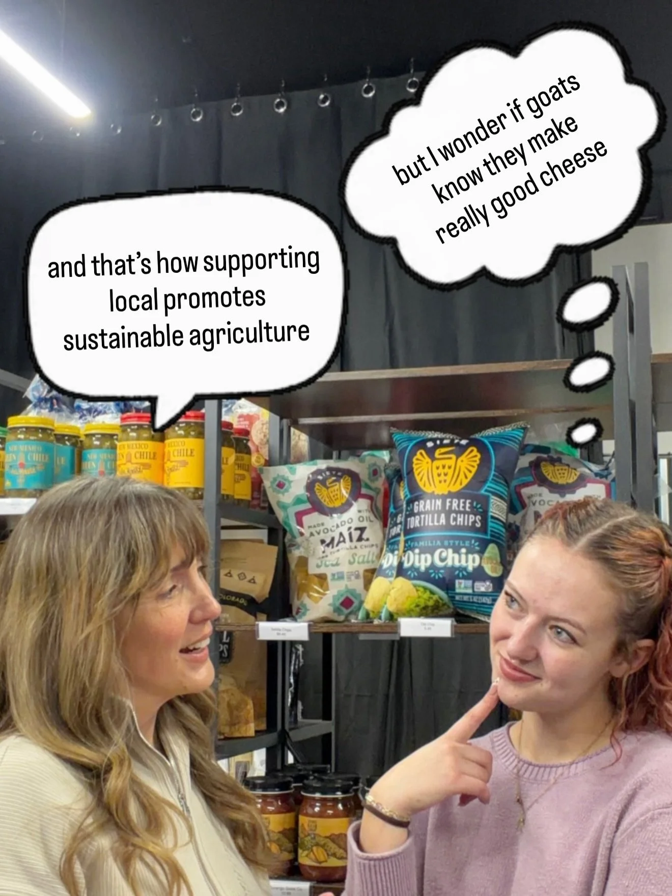 Two types of people: those shopping local and those about to hear why they should. 🛒