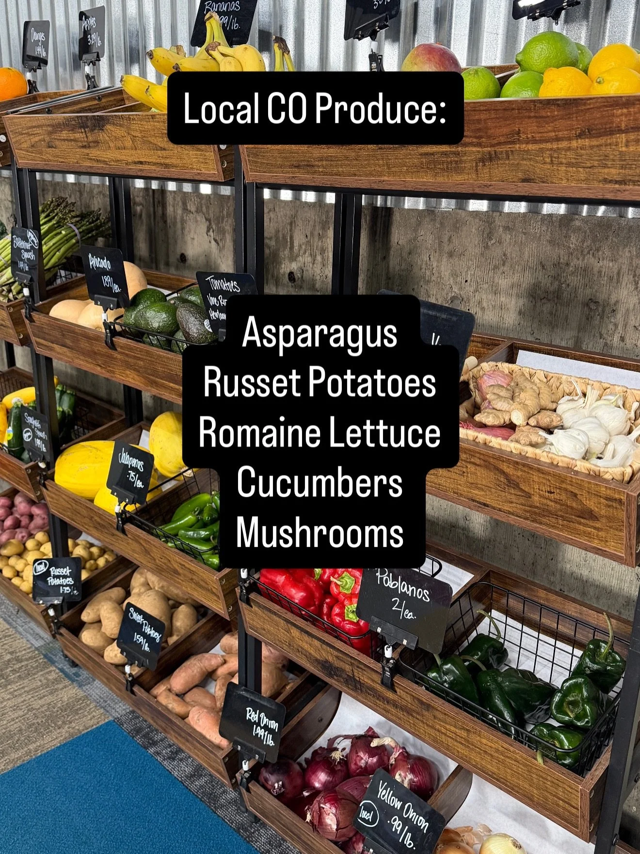 Hey, Leadville! We&rsquo;re heading into a long weekend and the produce shelves at Tenderfoot are ready and waiting for you. 💚 Swipe to see what&rsquo;s in stock and we&rsquo;ll see you at the market!