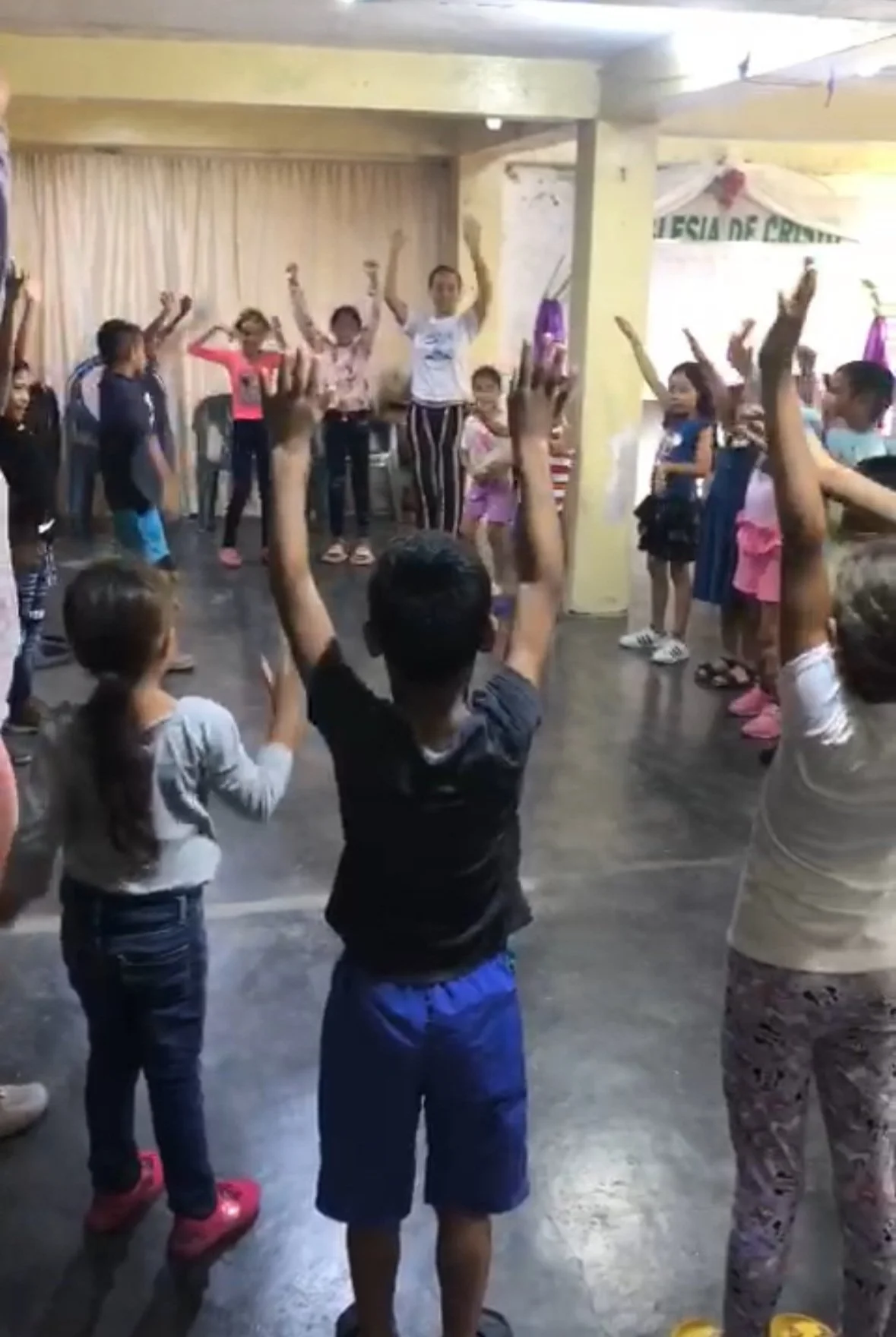 Kids worshipping!