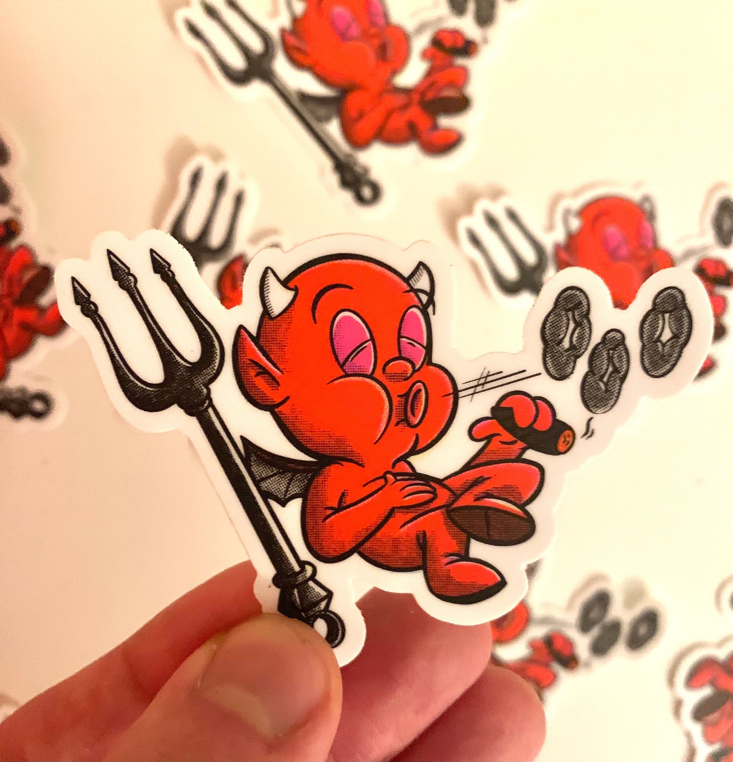 Retro Ghostboy Sticker