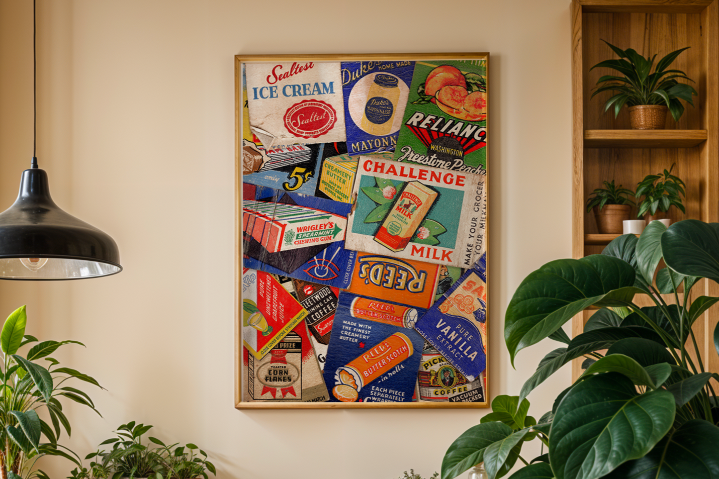 Vintage Matchbook Label Art