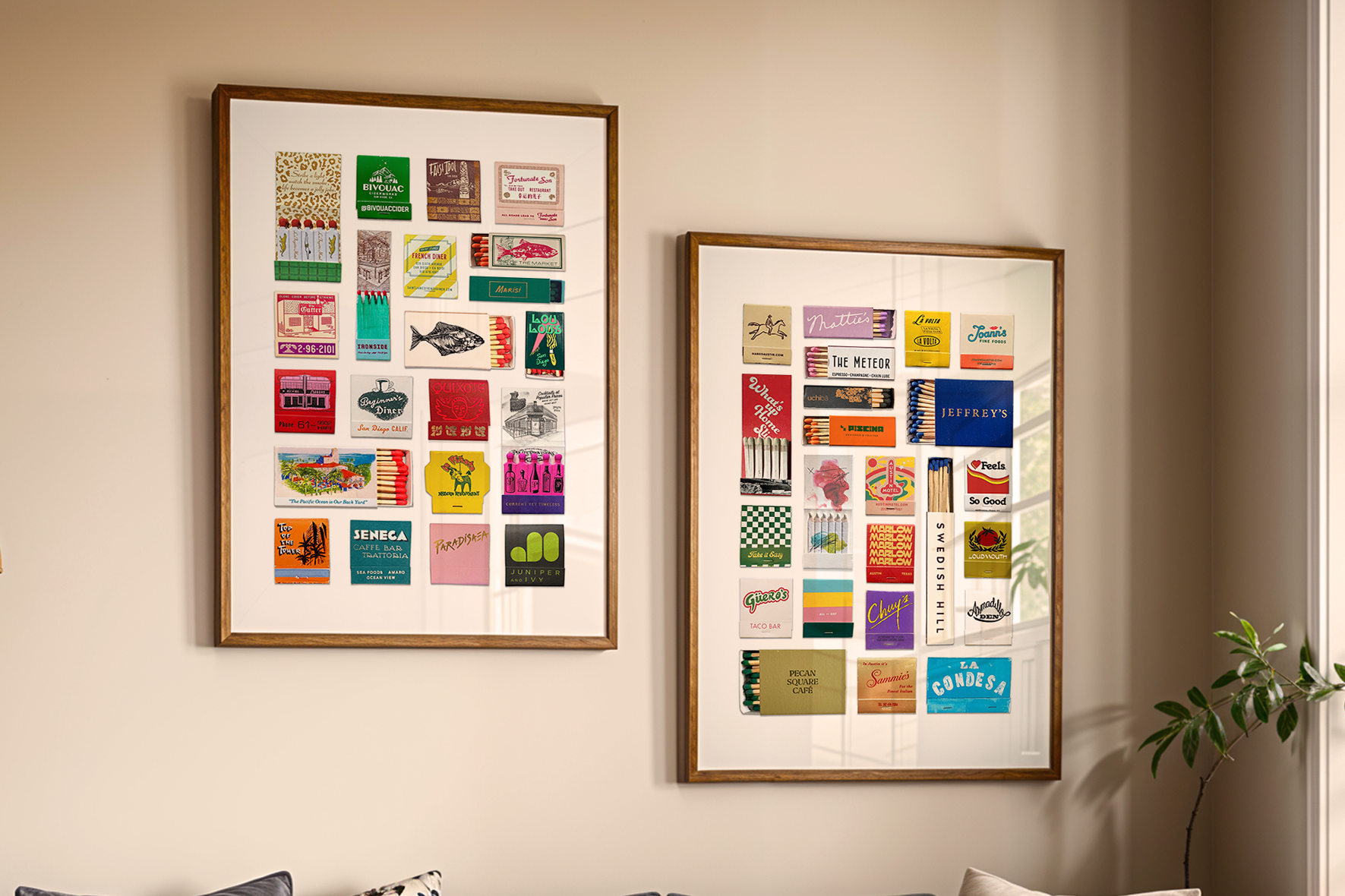 City Themed Matchbox Art