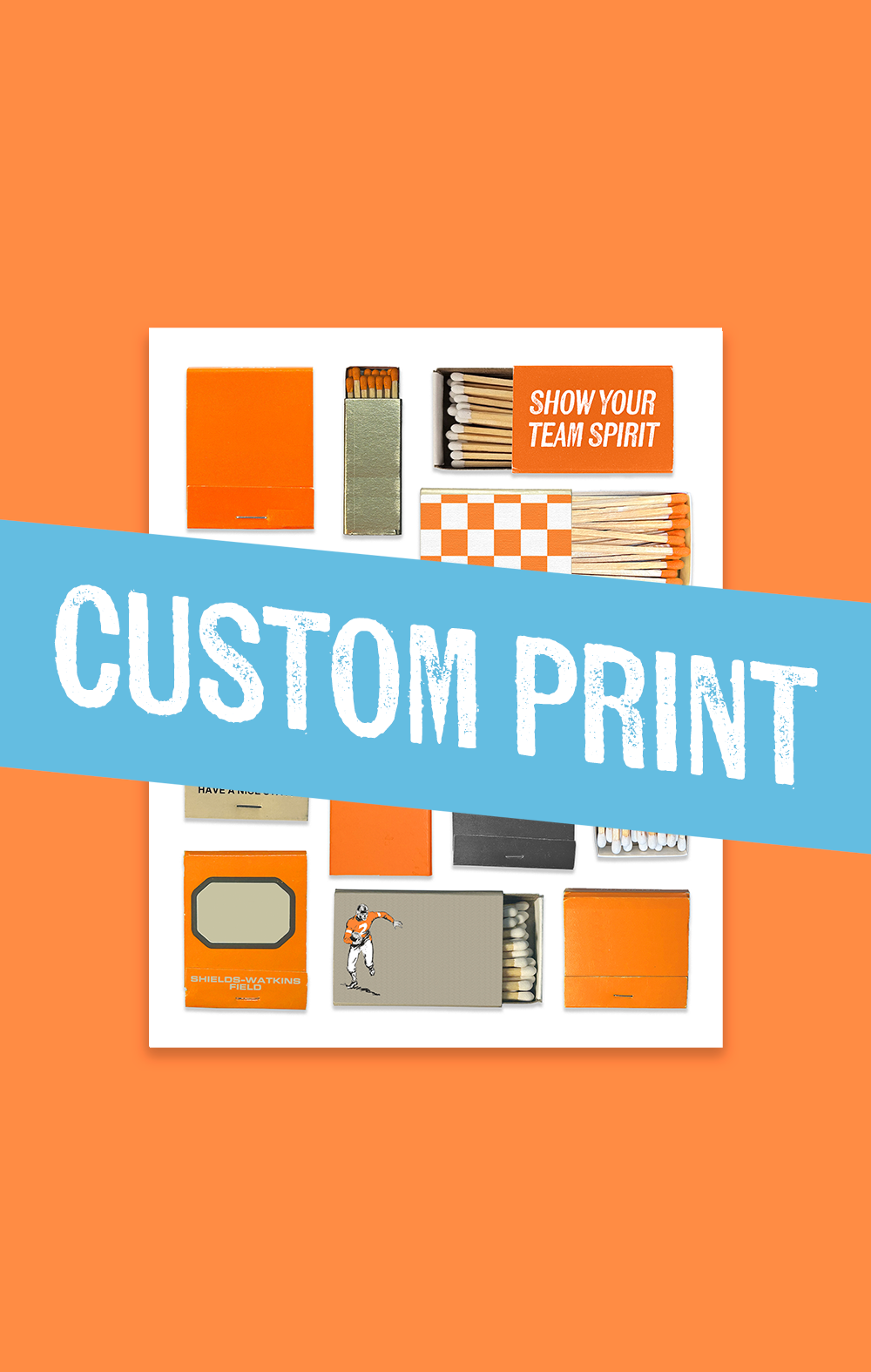 Custom Team & University Matchbox Collage
