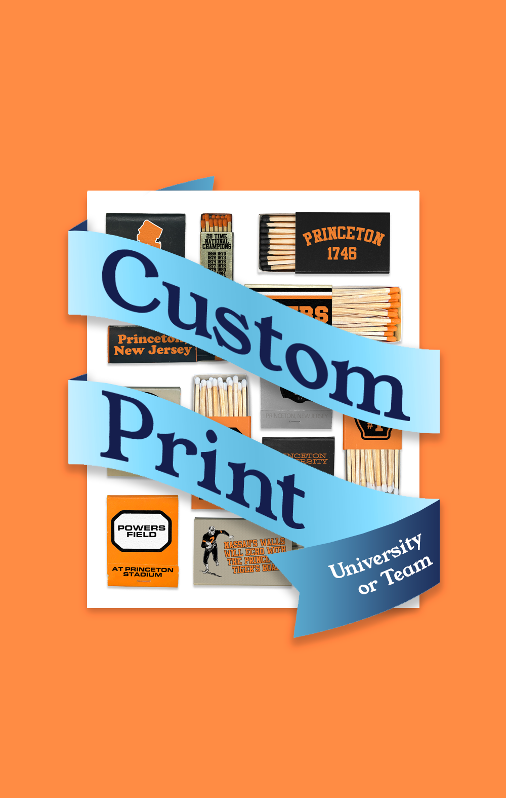 Custom Team & University Matchbox Collage